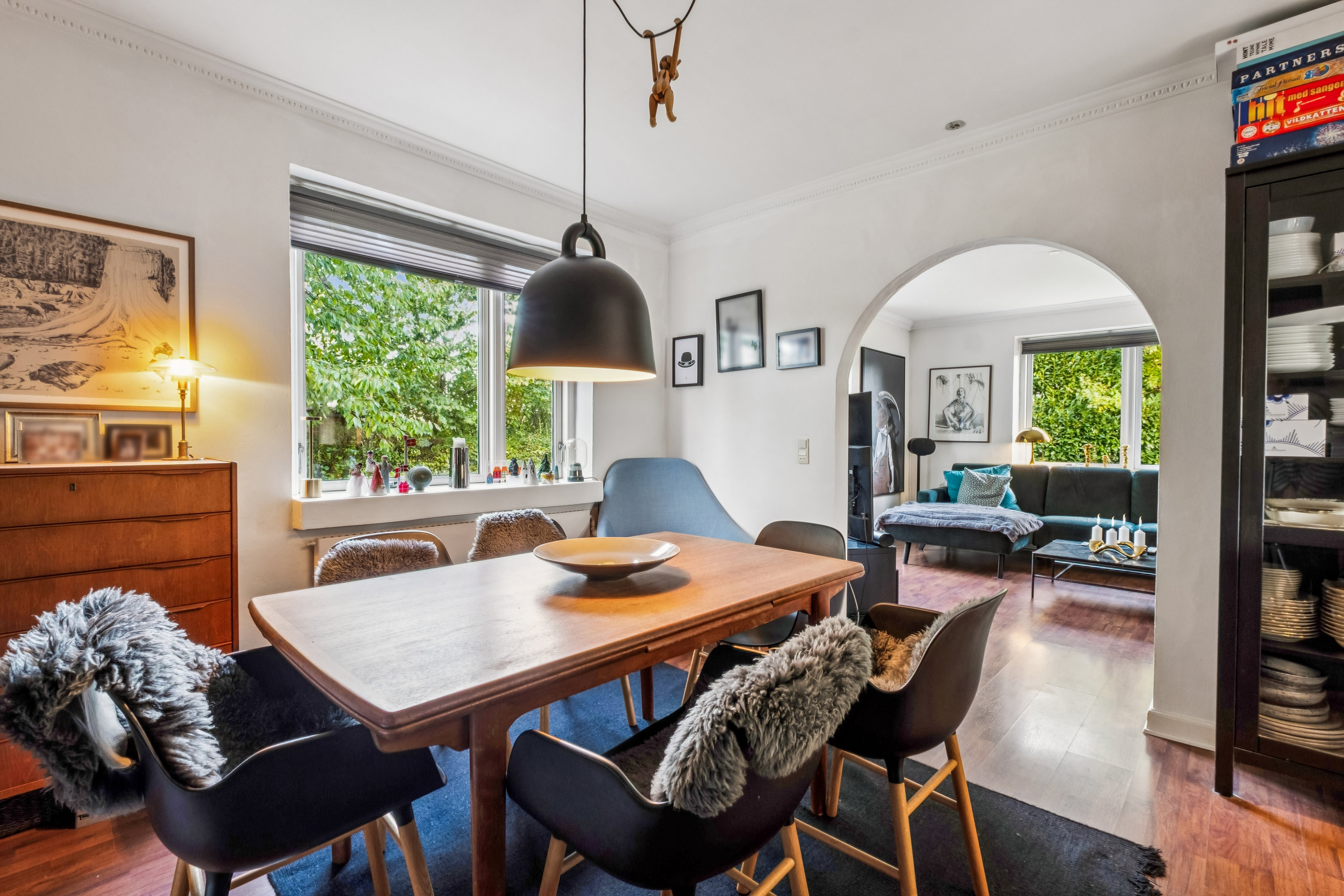 Fremhævet spisestue billede i fuldskærmstilstand. Billede af Østerhåbsvej 3, Hatting, 8700 Horsens