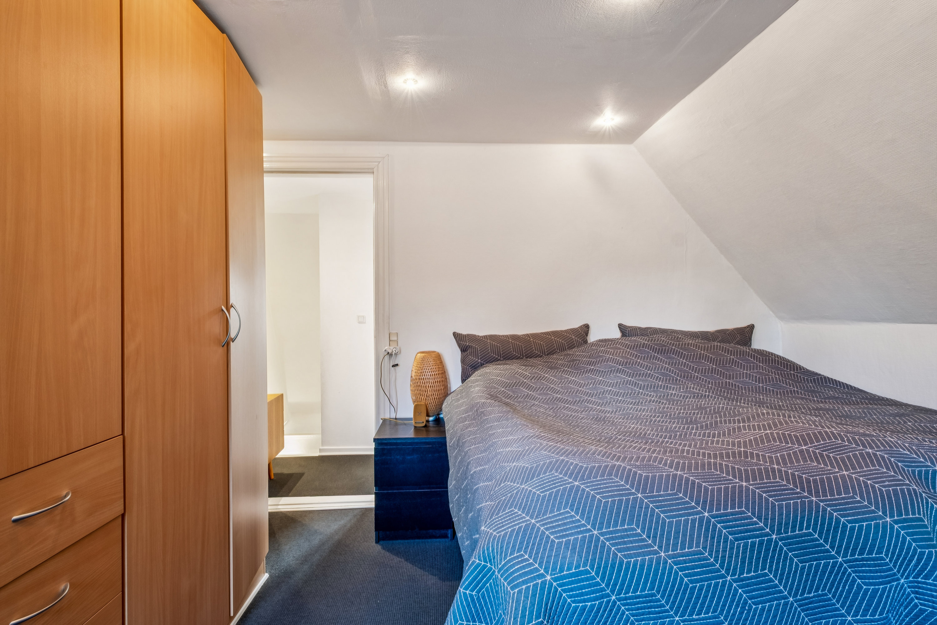 Fremhævet soveværelse billede i fuldskærmstilstand. Billede af Østerhåbsvej 3, Hatting, 8700 Horsens