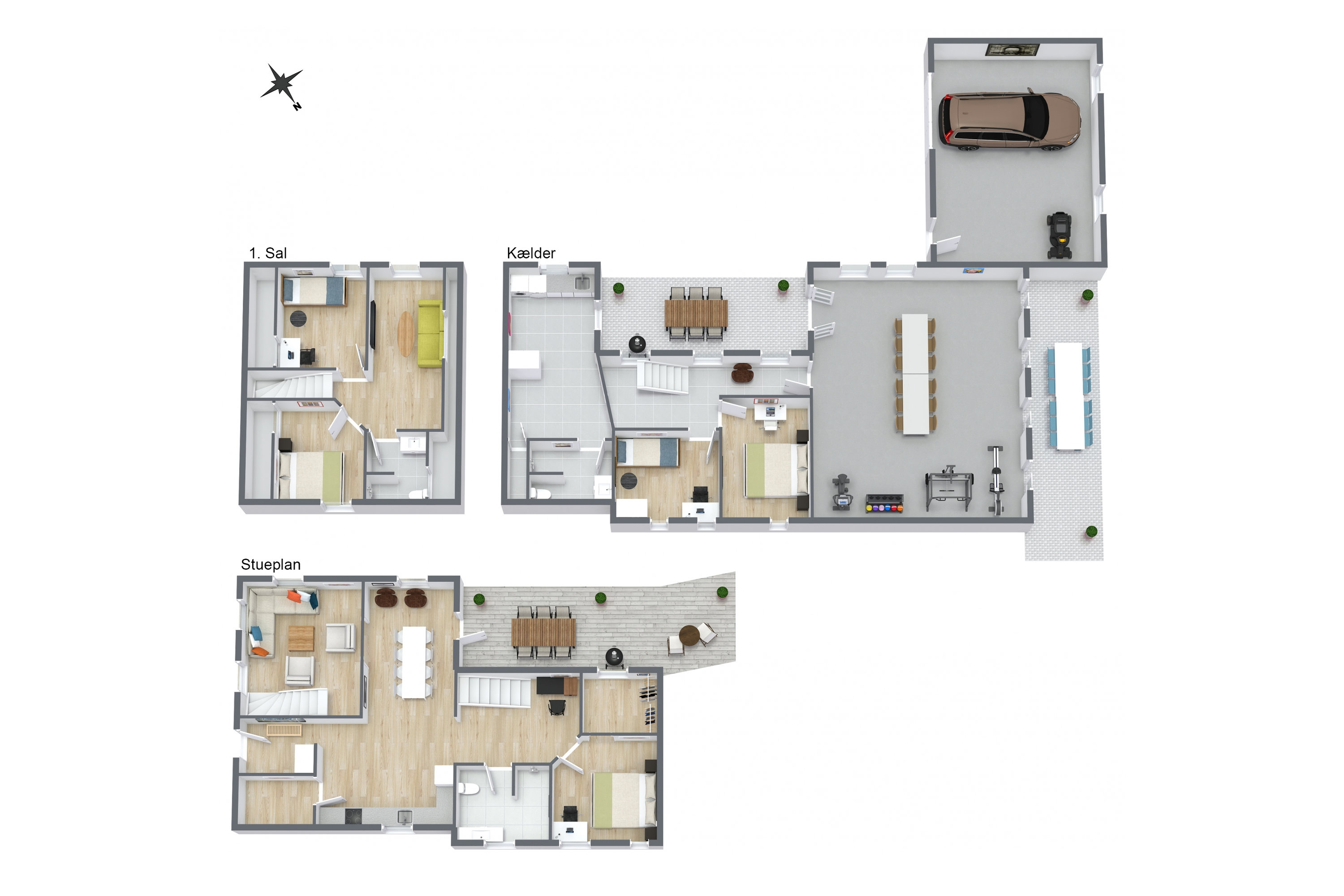 Plantegninger billede af Paxvej 7, 9830 Tårs