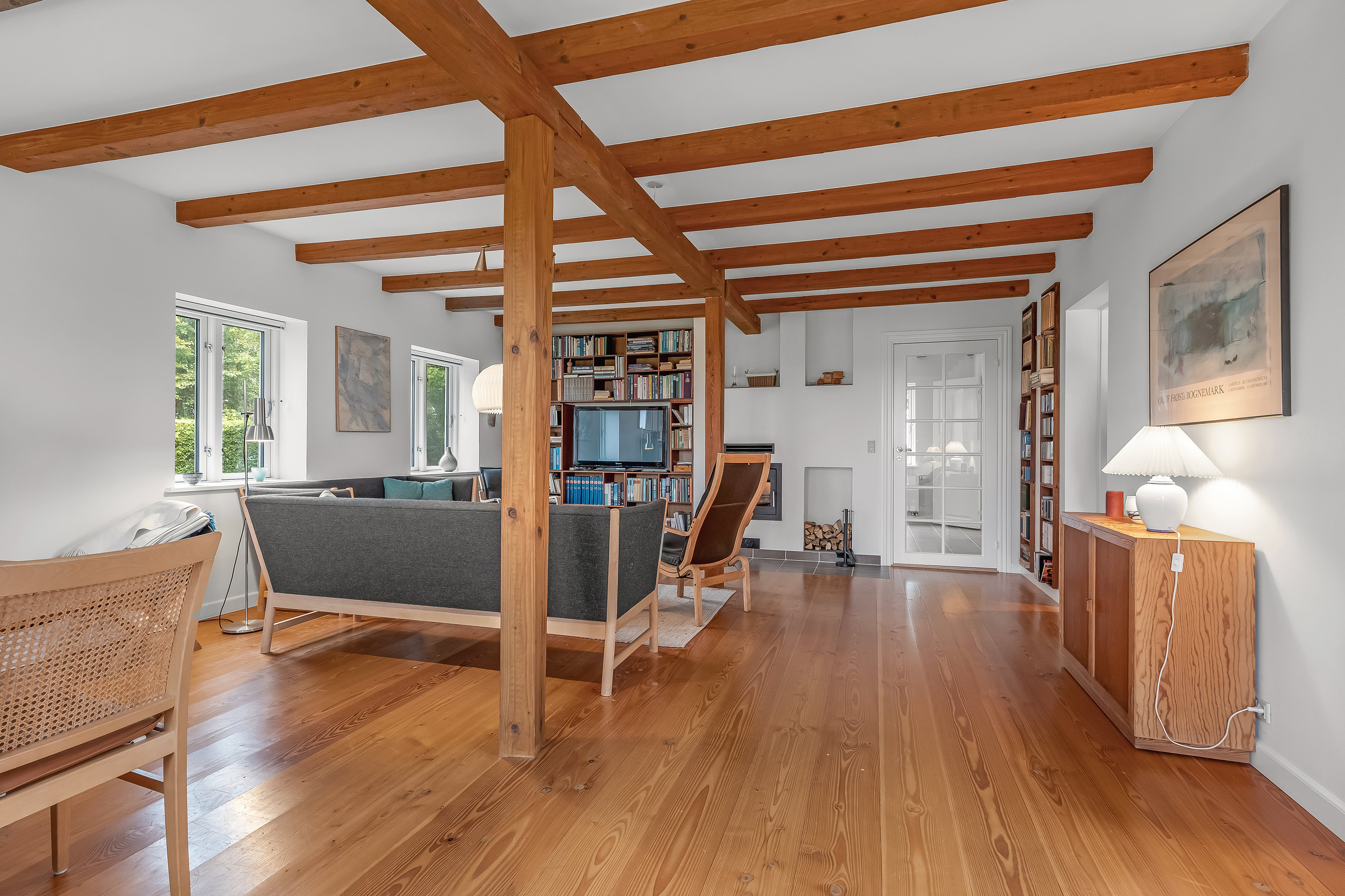 Fremhævet stue billede i fuldskærmstilstand. Billede af Strandhuse 2, Bregninge, 4871 Horbelev