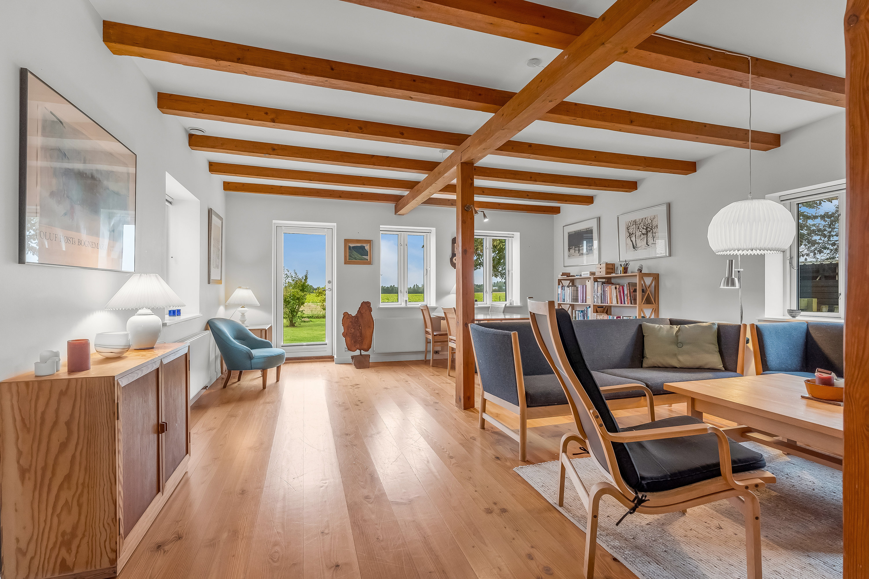 Fremhævet stue billede i fuldskærmstilstand. Billede af Strandhuse 2, Bregninge, 4871 Horbelev