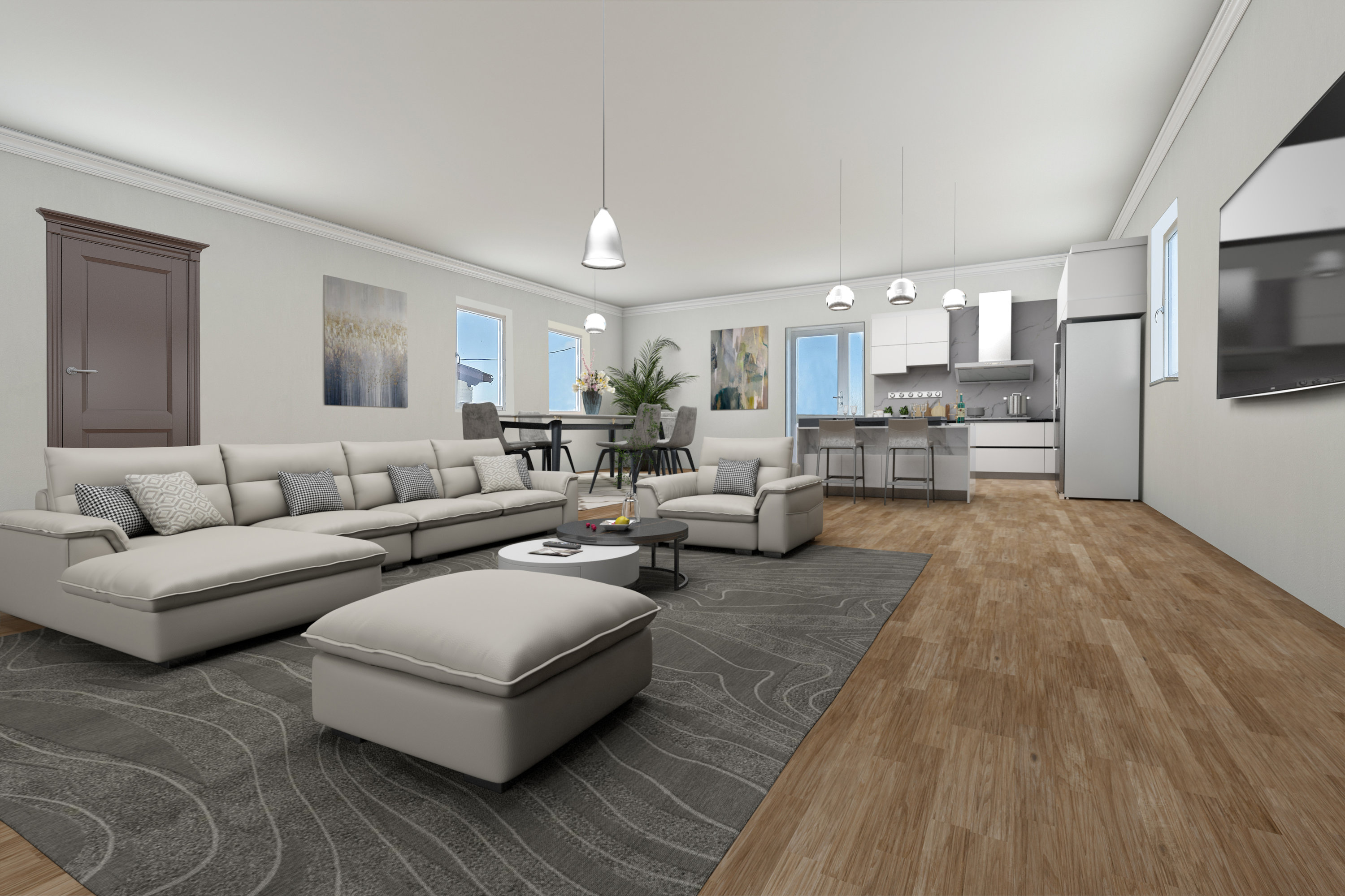 Fremhævet stue billede i fuldskærmstilstand. Billede af Dæmningsvej 9, Nørre Vedby, 4840 Nørre Alslev