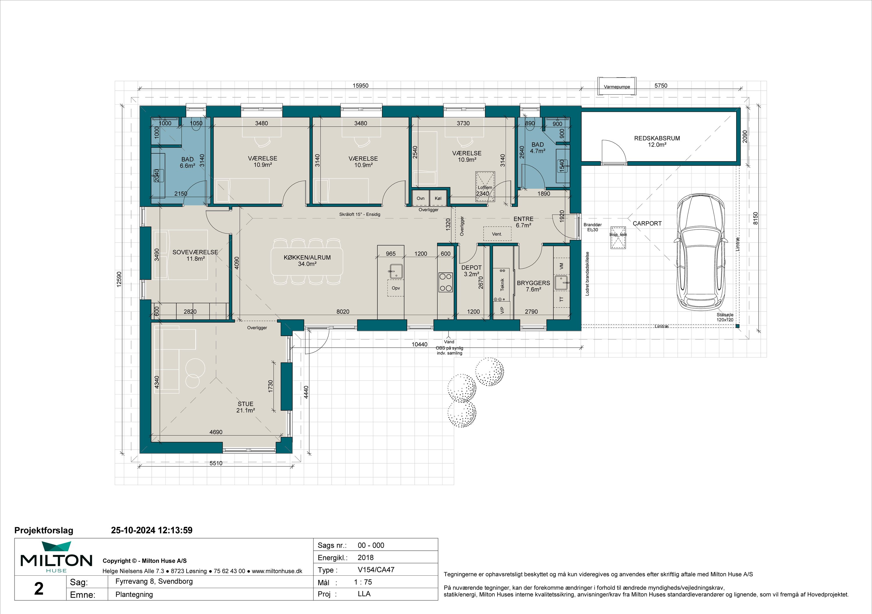 Plantegninger billede af Fyrrevang 8, Tåsinge, 5700 Svendborg