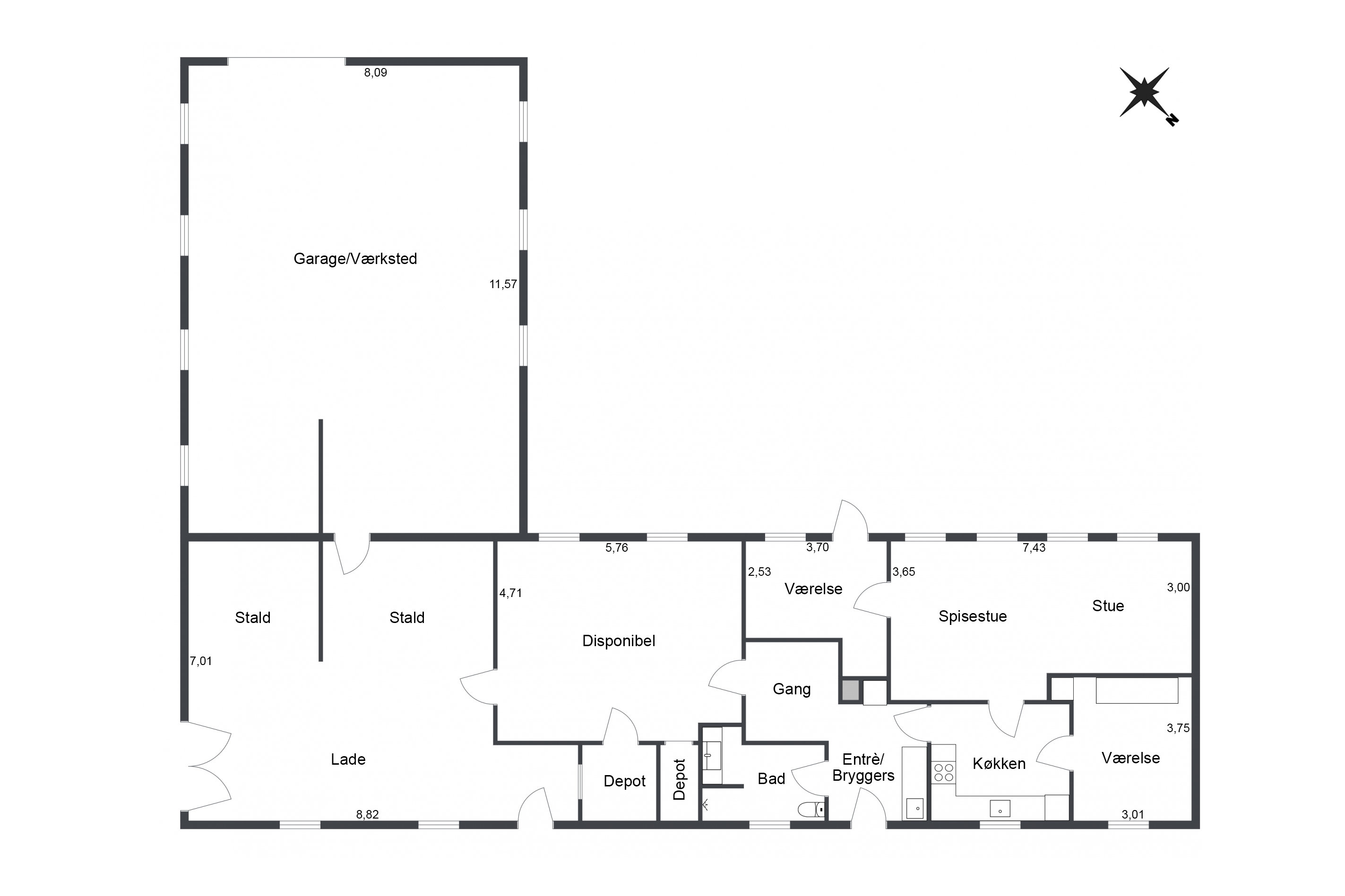 Plantegninger billede af Brogårdsvej 112, Sæsing, 9830 Tårs