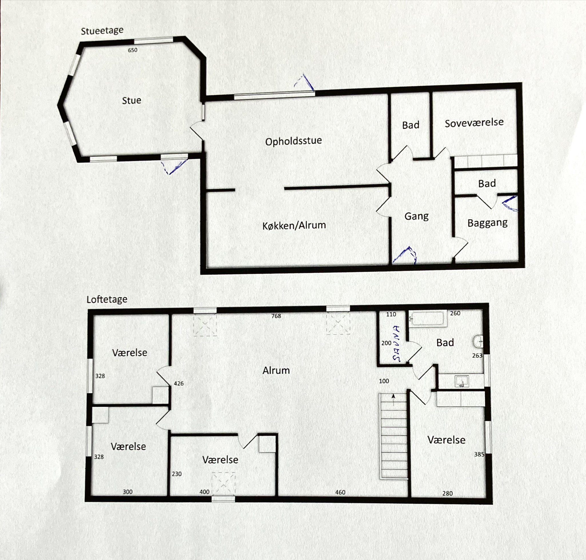Plantegninger billede af Blæsbjergvej 21, Langelund, 7323 Give