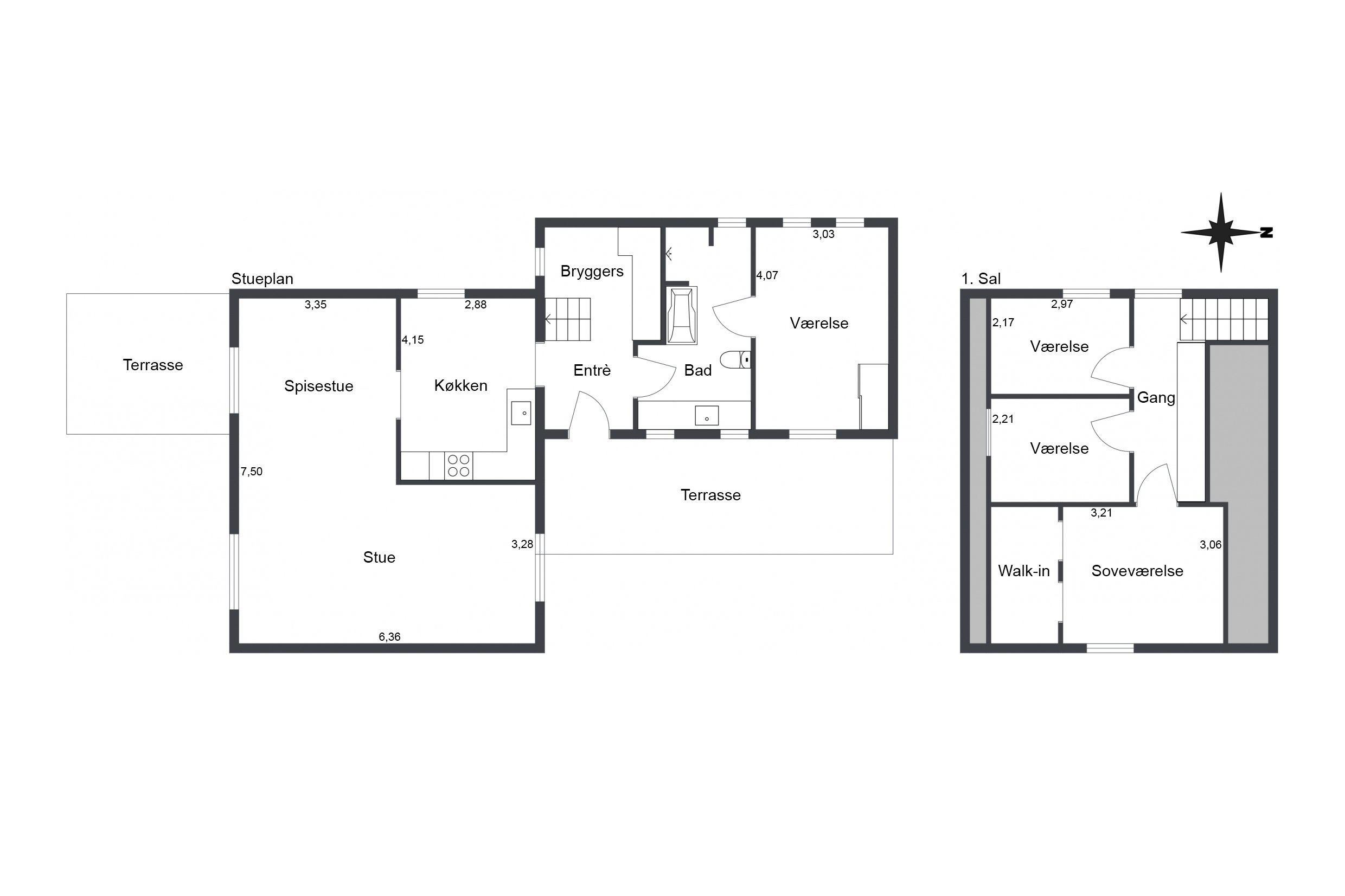 Plantegninger billede af Slien 5, 9700 Brønderslev