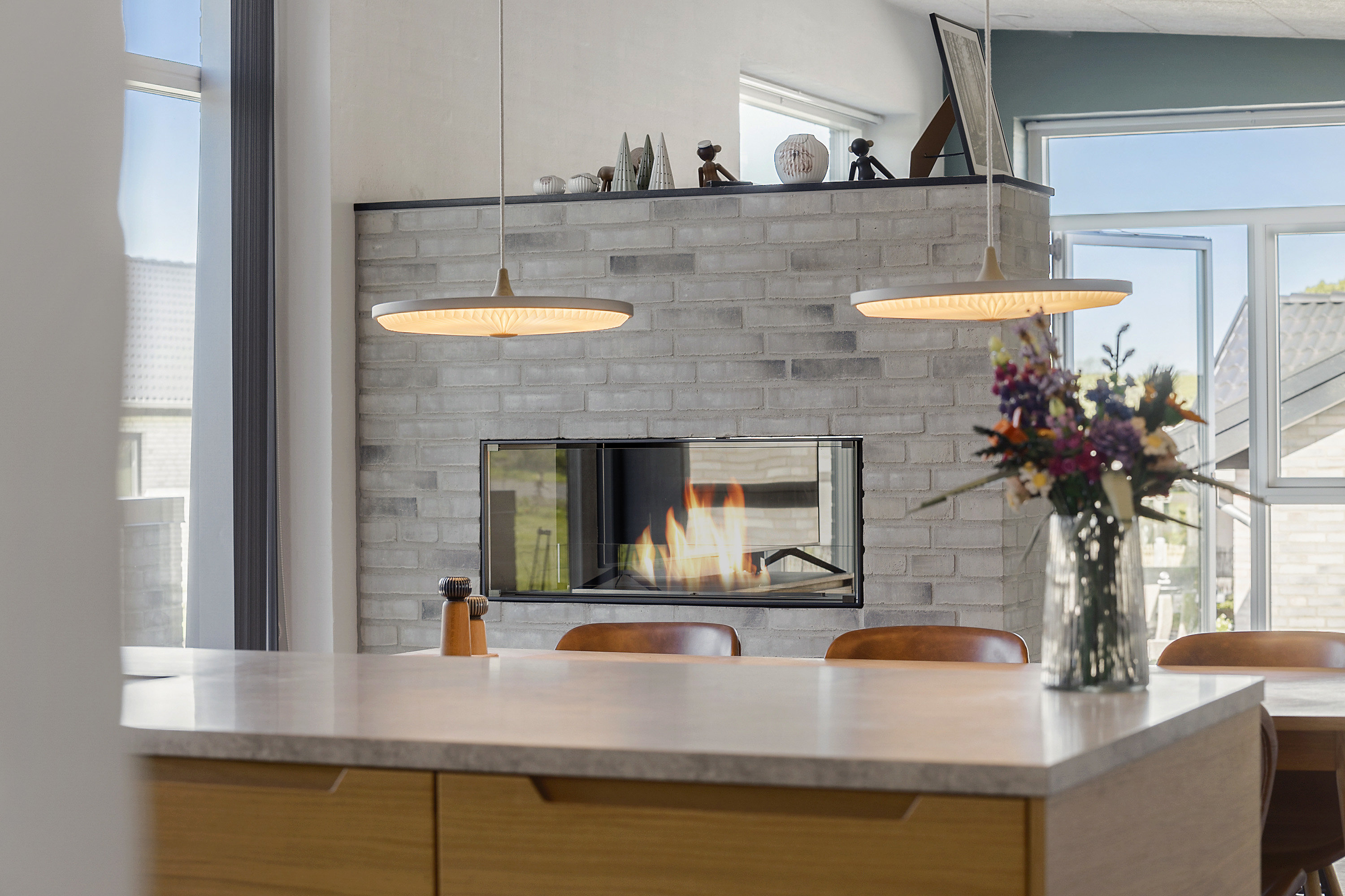 Fremhævet spisestue billede i fuldskærmstilstand. Billede af Lille Dalby Ager 33, 8722 Hedensted