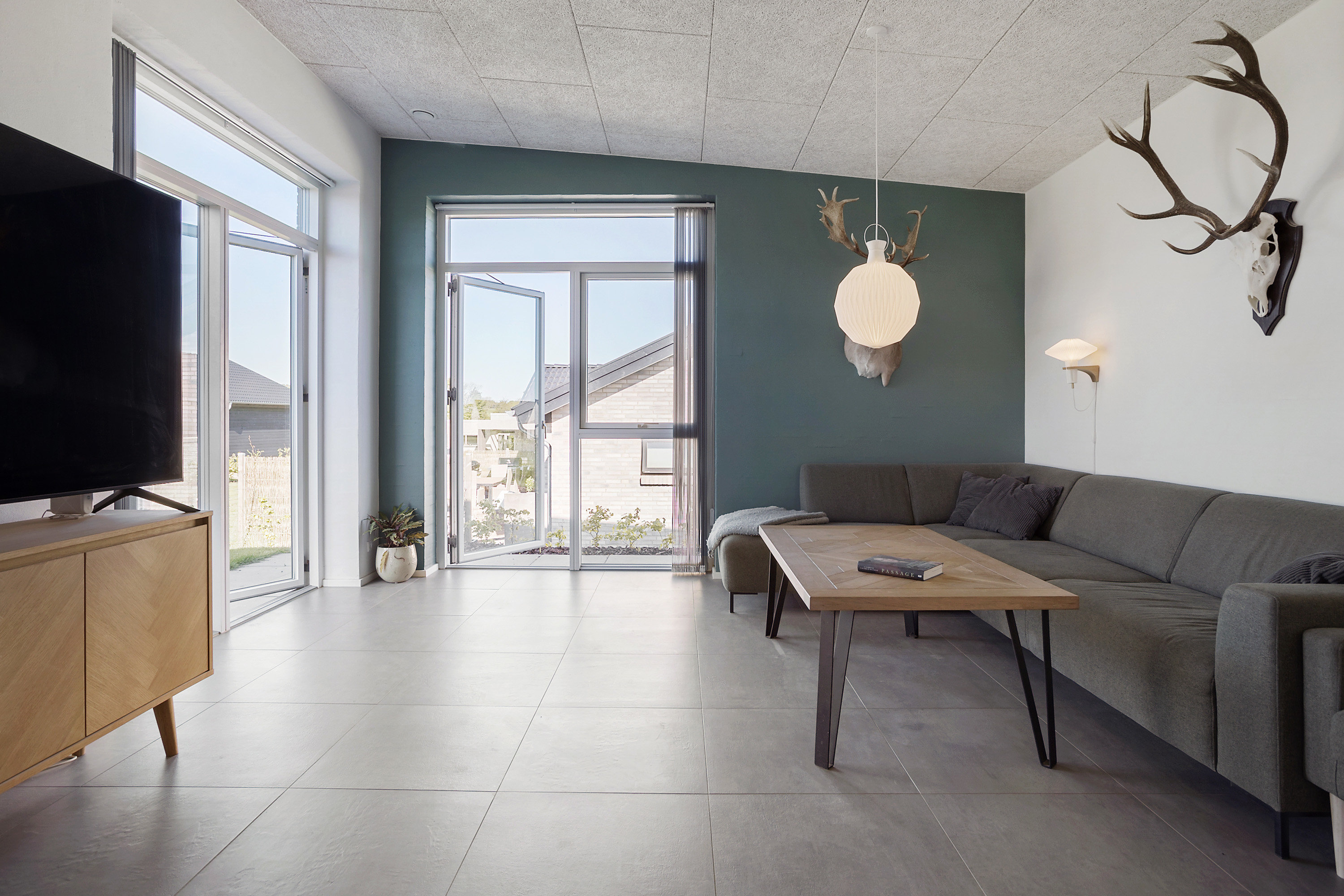 Fremhævet stue billede i fuldskærmstilstand. Billede af Lille Dalby Ager 33, 8722 Hedensted