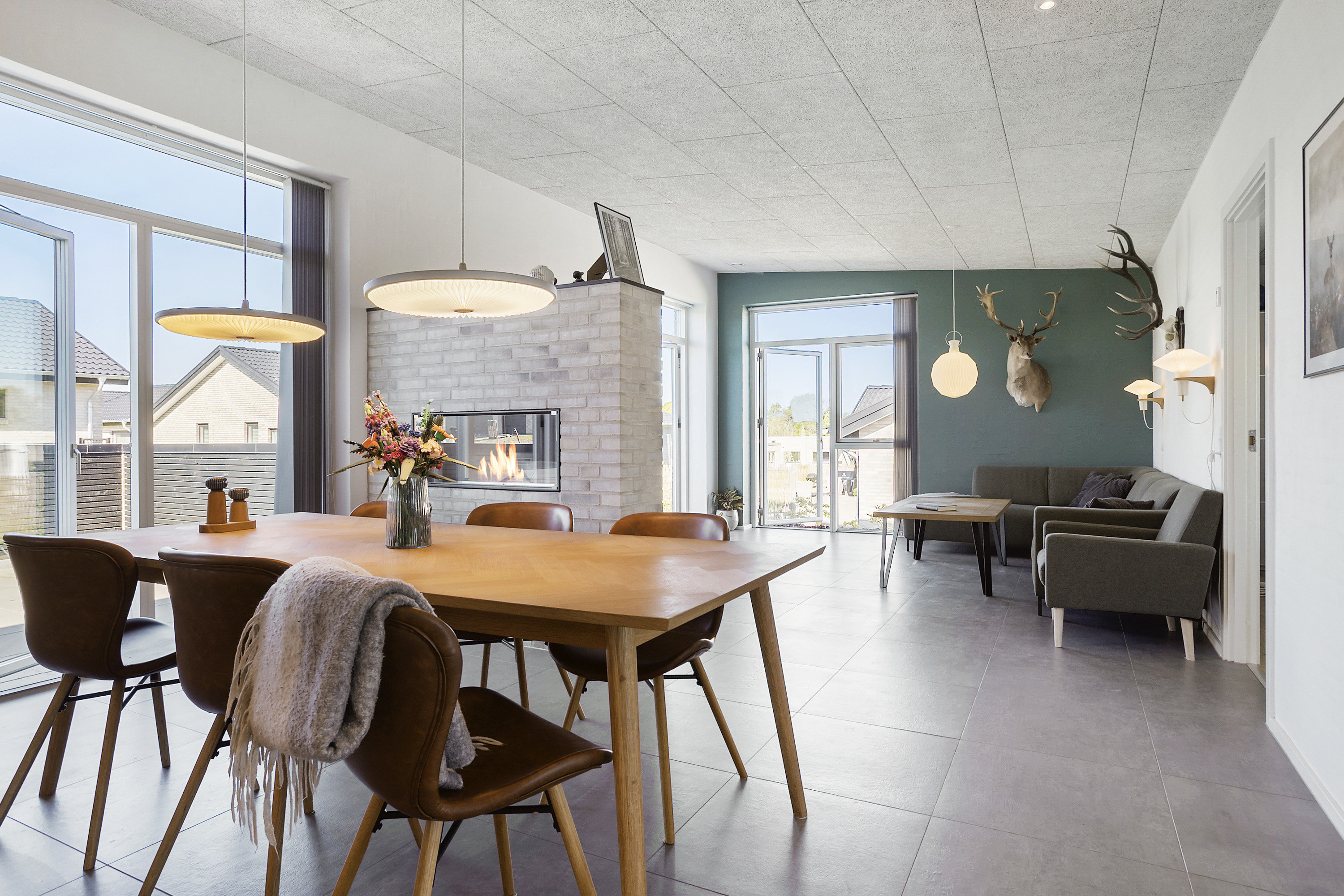 Fremhævet spisestue billede i fuldskærmstilstand. Billede af Lille Dalby Ager 33, 8722 Hedensted