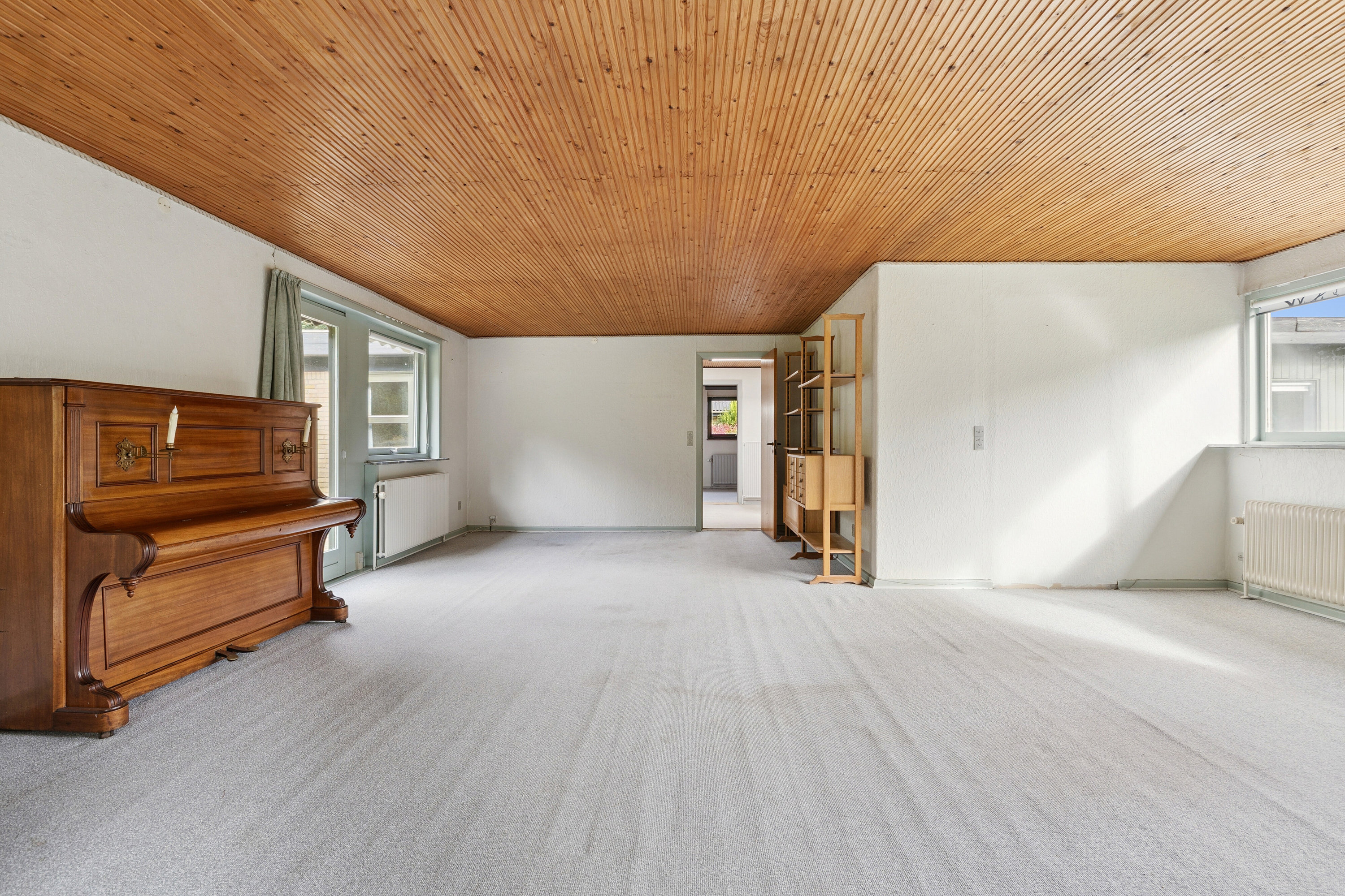 Fremhævet stue billede i fuldskærmstilstand. Billede af Svanevej 16, Ny Sebberup, 8723 Løsning