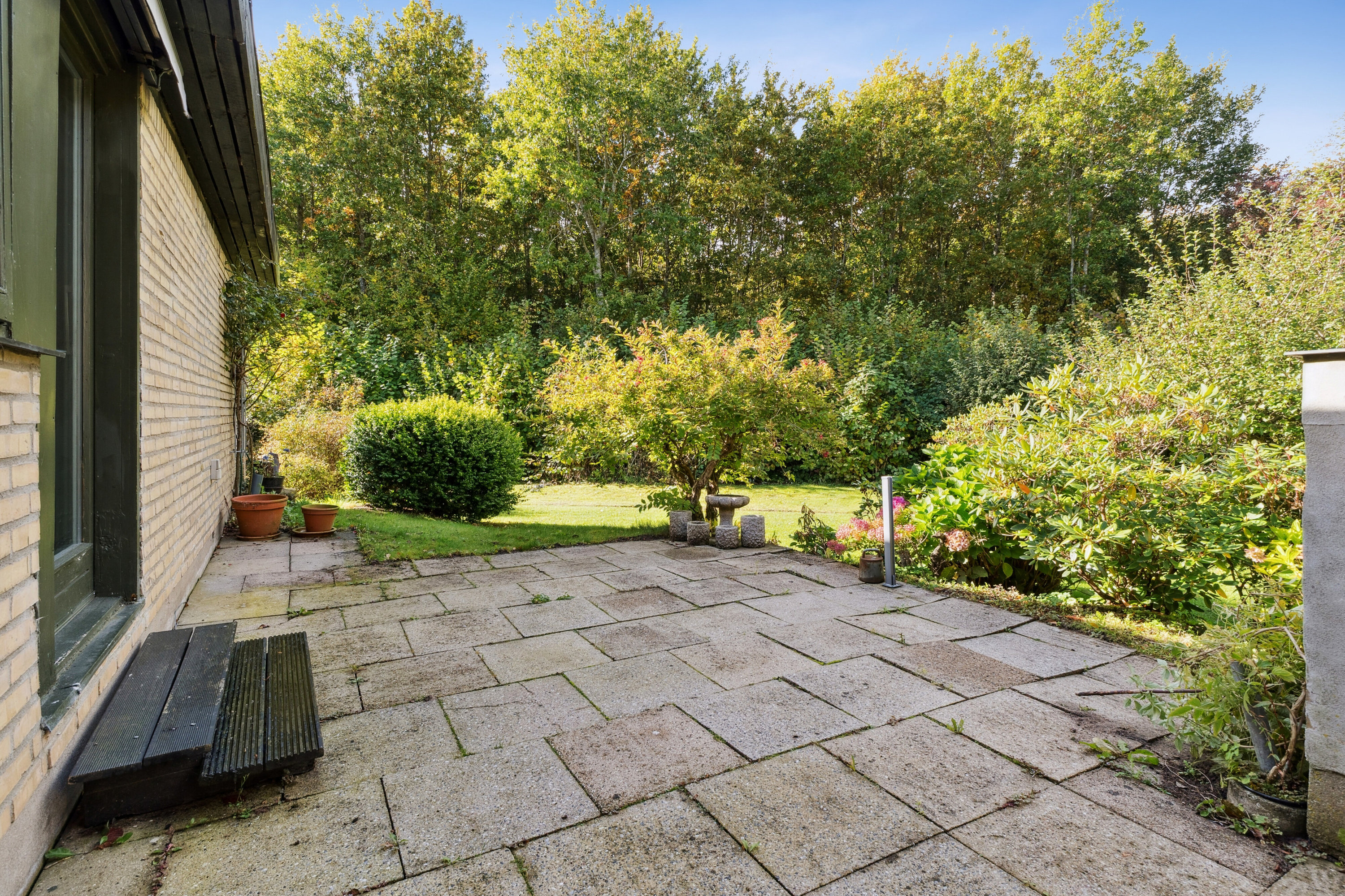 Fremhævet terrasse billede i fuldskærmstilstand. Billede af Svanevej 16, Ny Sebberup, 8723 Løsning