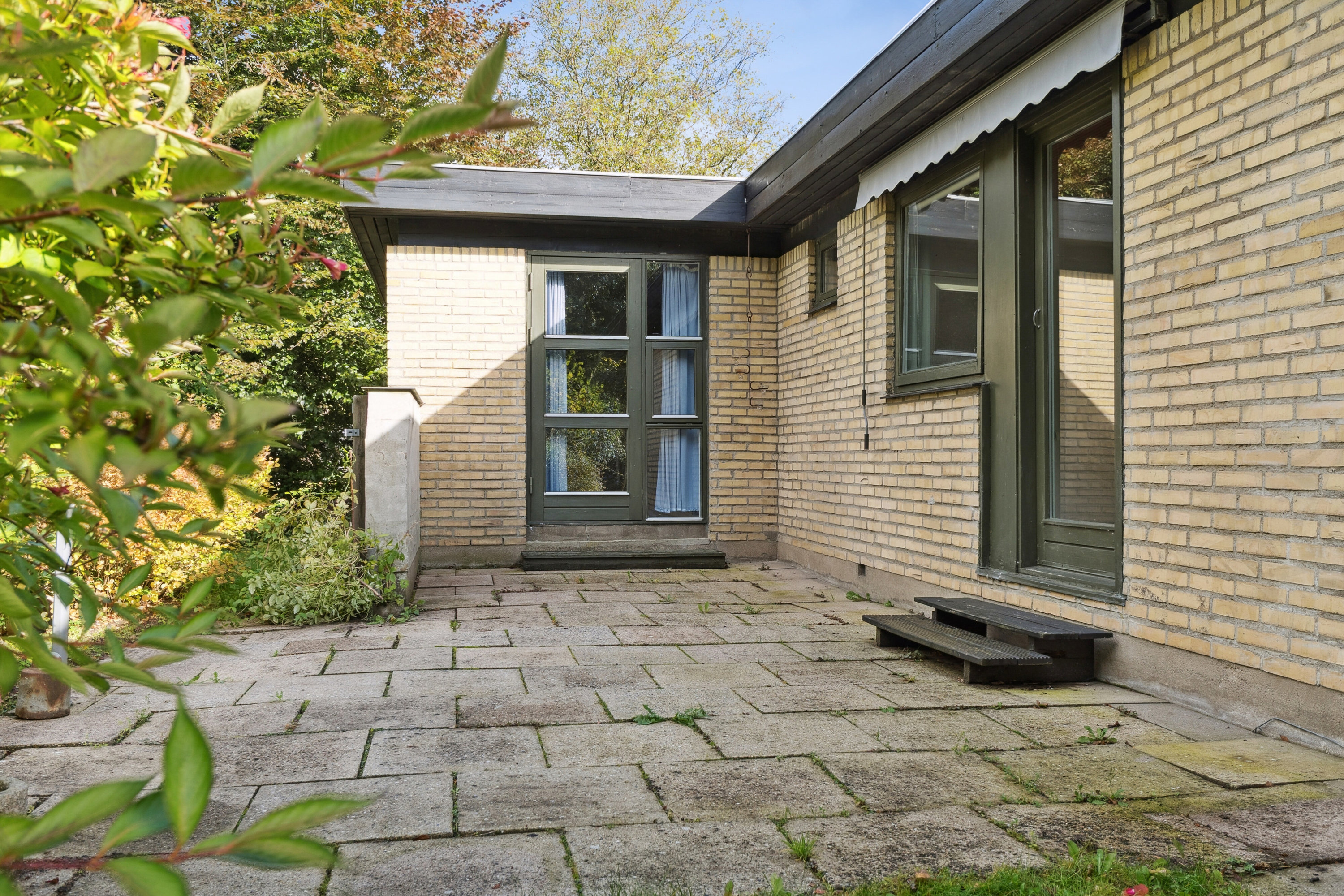 Fremhævet terrasse billede i fuldskærmstilstand. Billede af Svanevej 16, Ny Sebberup, 8723 Løsning