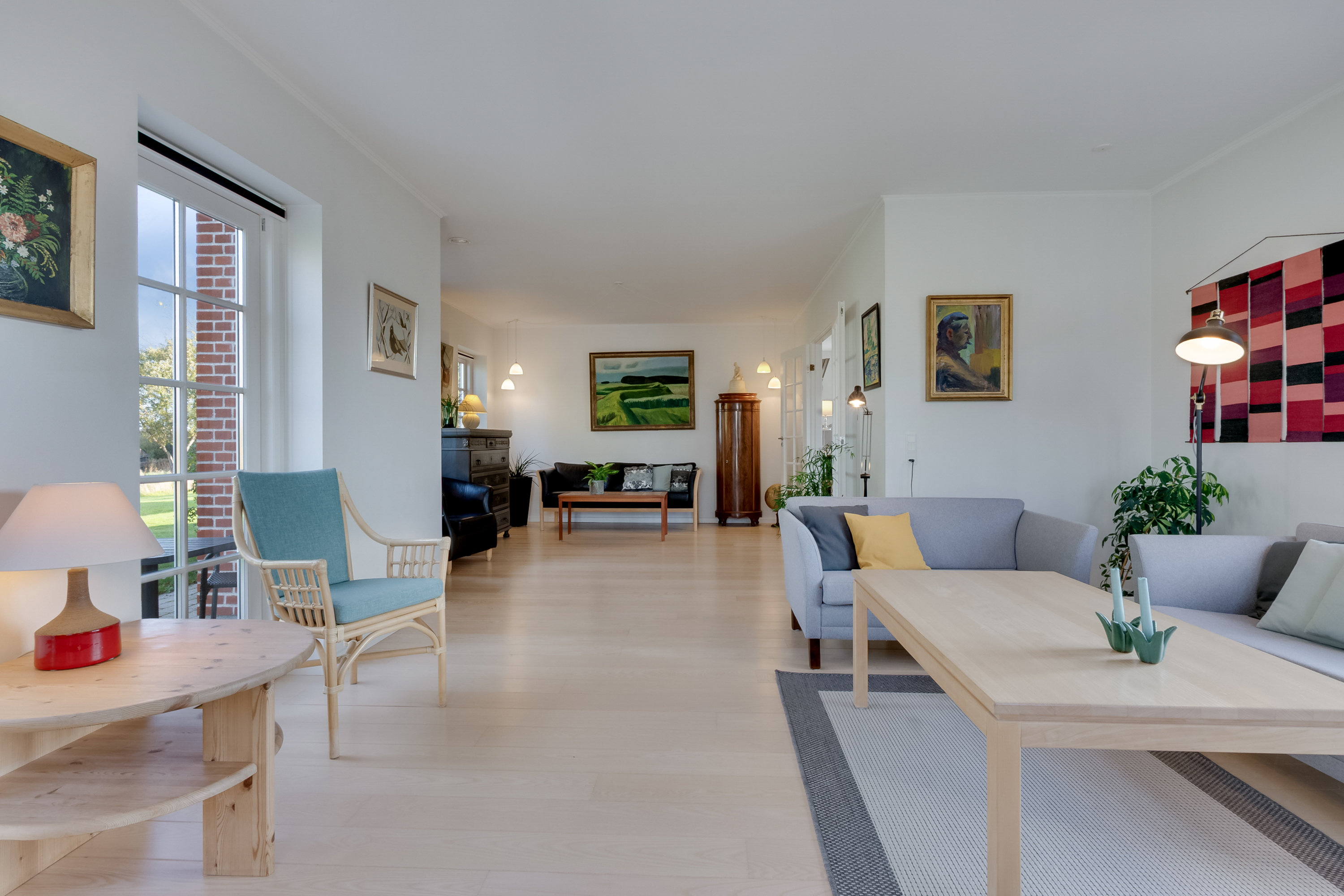 Fremhævet stue billede i fuldskærmstilstand. Billede af Trondheimparken 6, 5400 Bogense