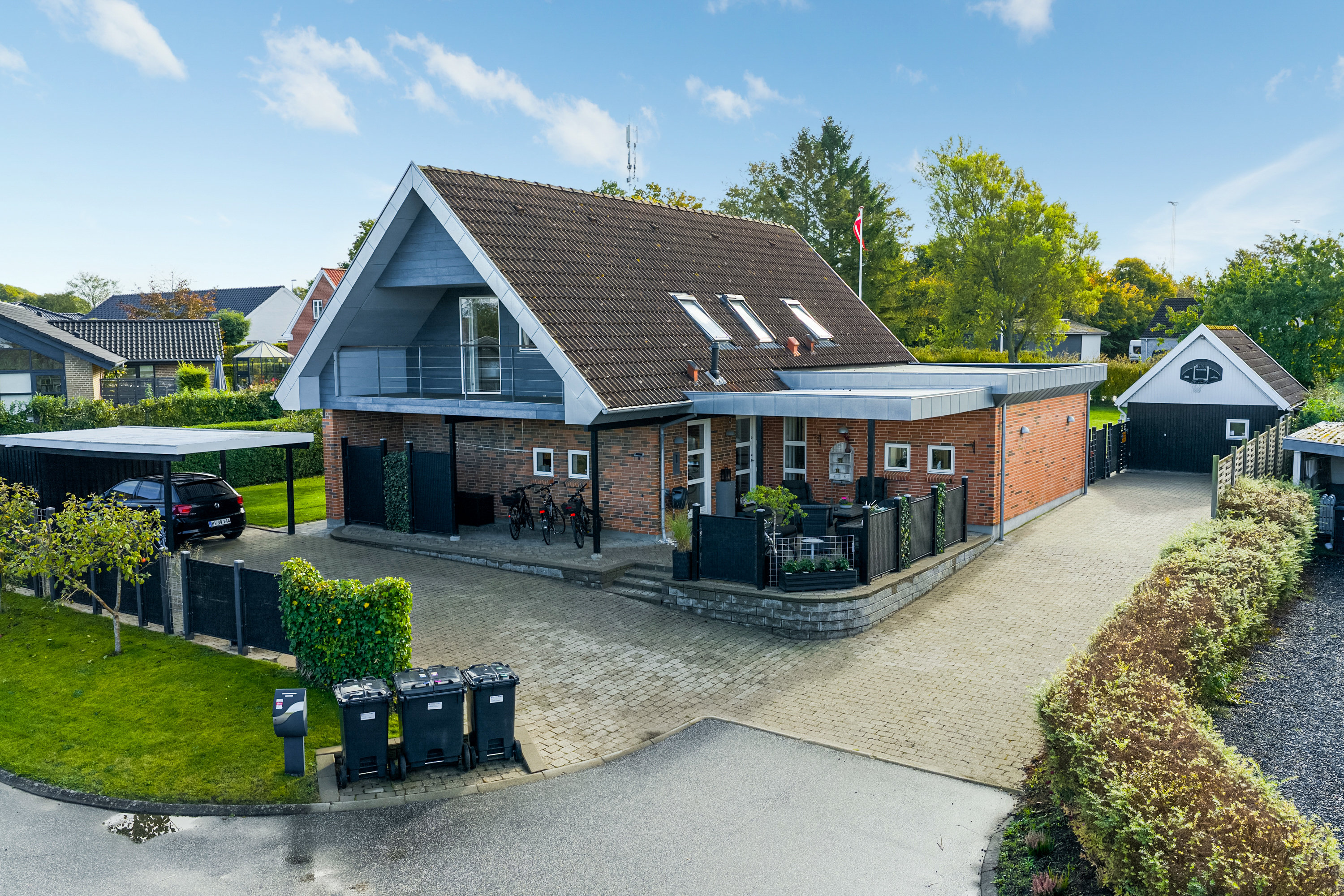 Miniaturebillede 2: facade. Billede af H C Lumbyes Vej 8, Strib, 5500 Middelfart