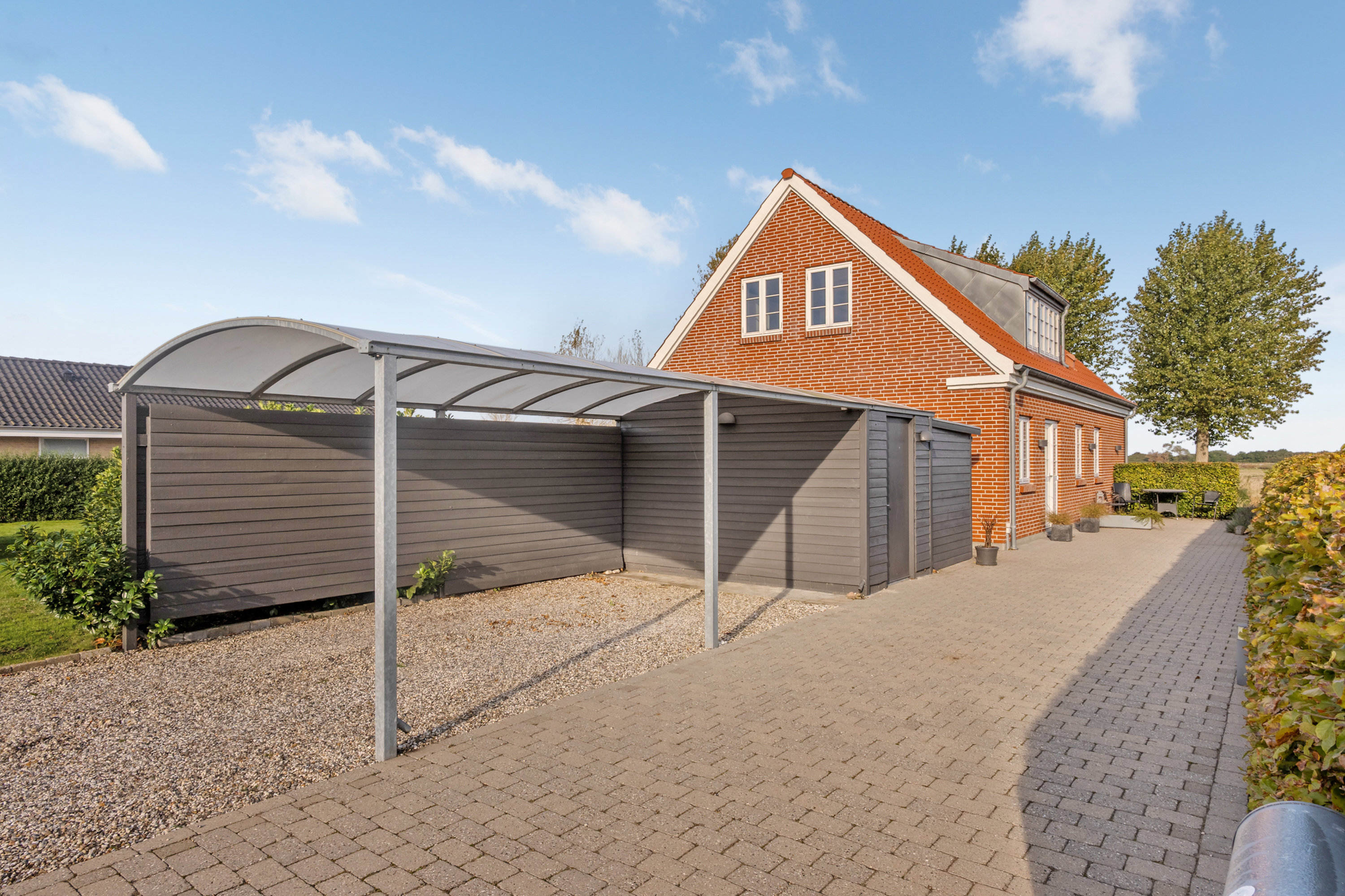 Fremhævet facade billede i fuldskærmstilstand. Billede af Trondheimparken 6, 5400 Bogense