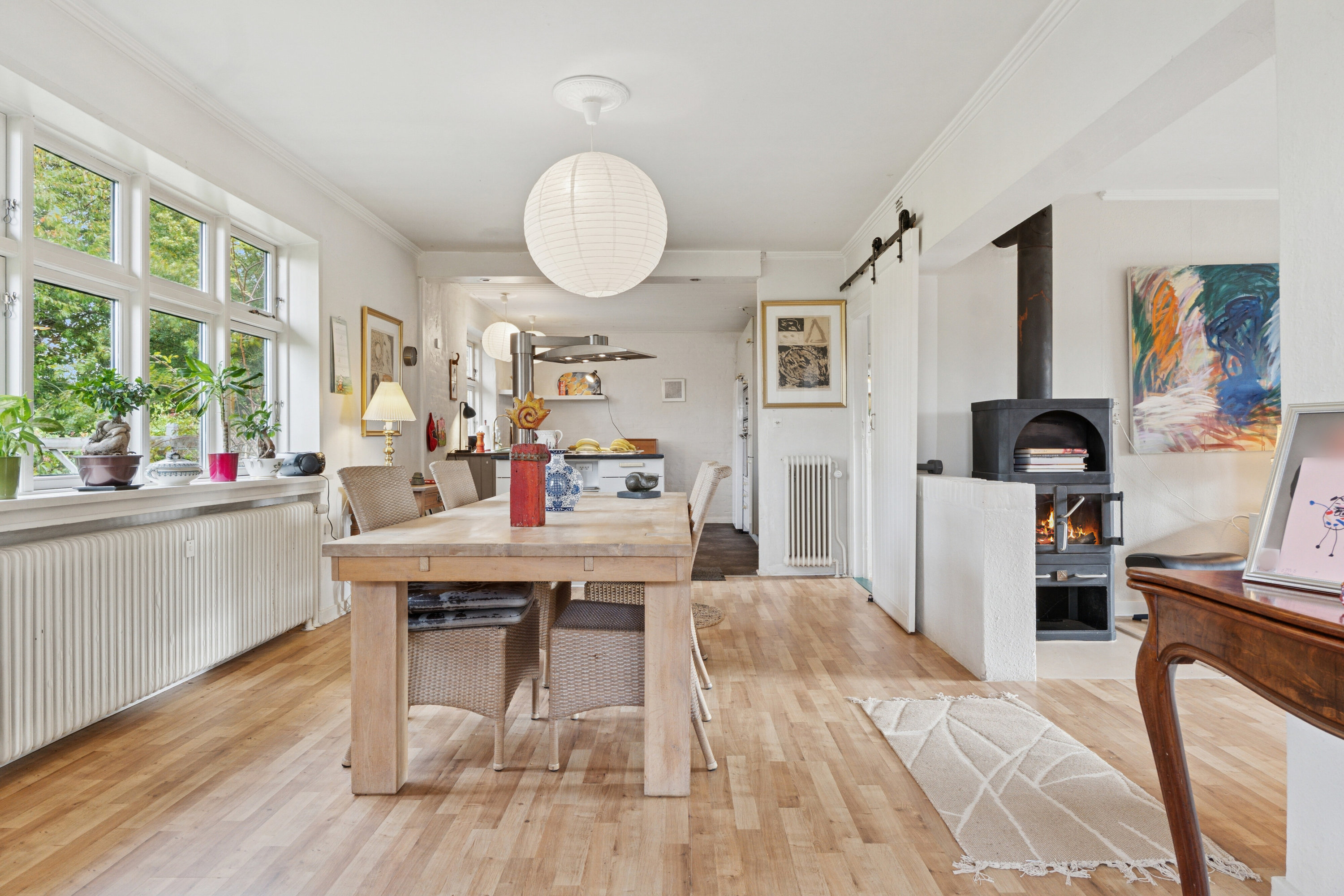 Fremhævet spisestue billede i fuldskærmstilstand. Billede af Østergade 31, 6040 Egtved