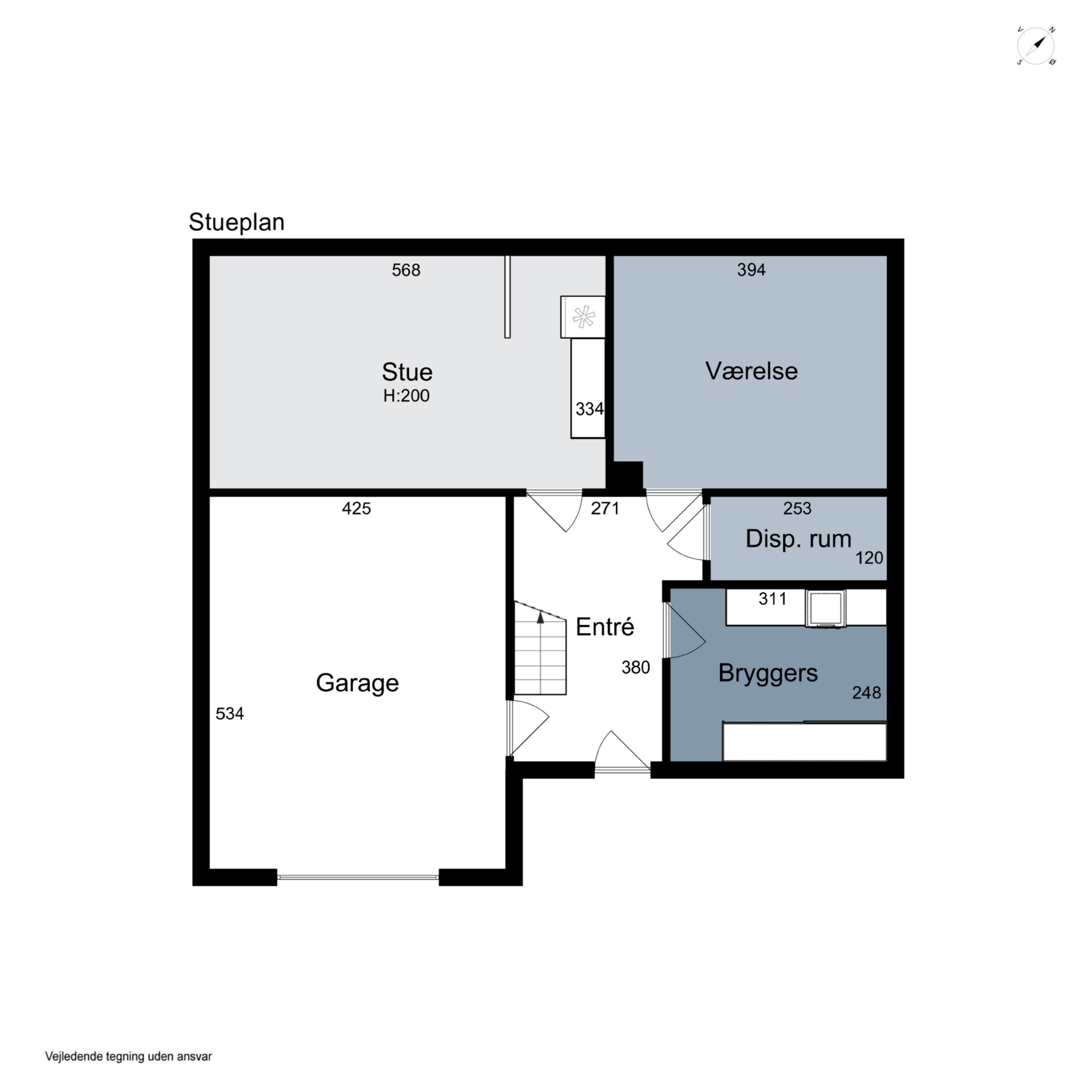 Plantegninger billede af Østergade 31, 6040 Egtved
