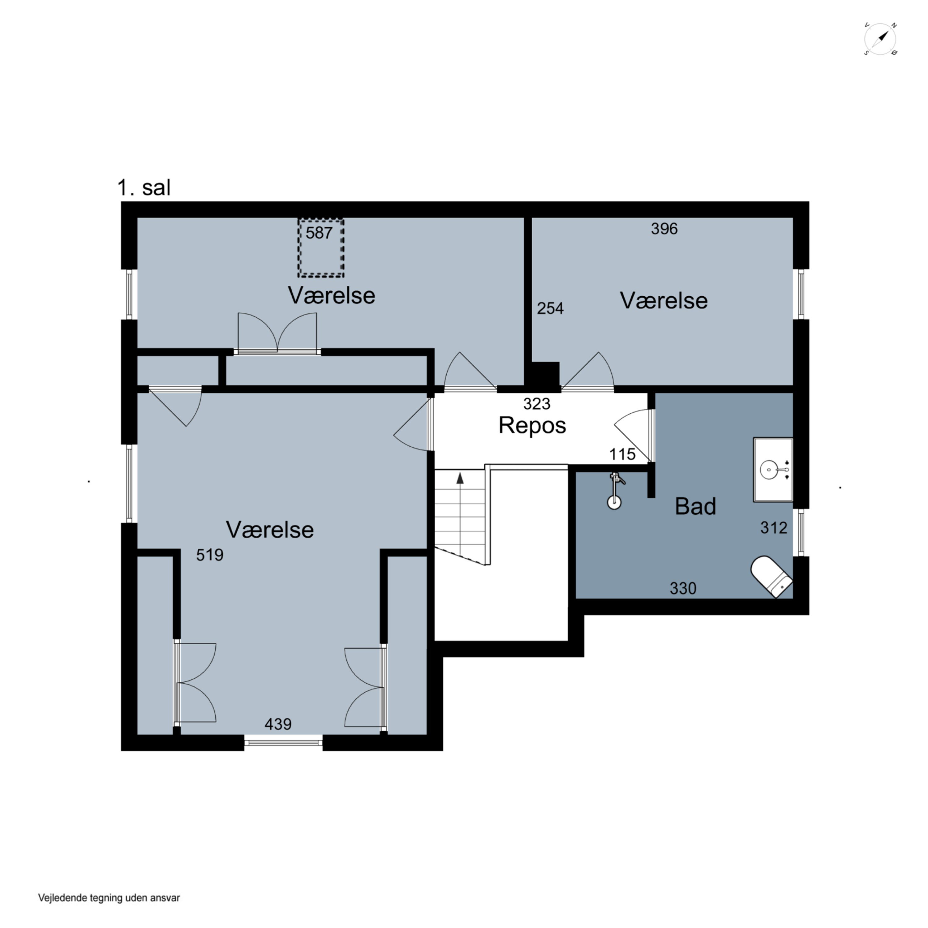 Plantegninger billede af Østergade 31, 6040 Egtved