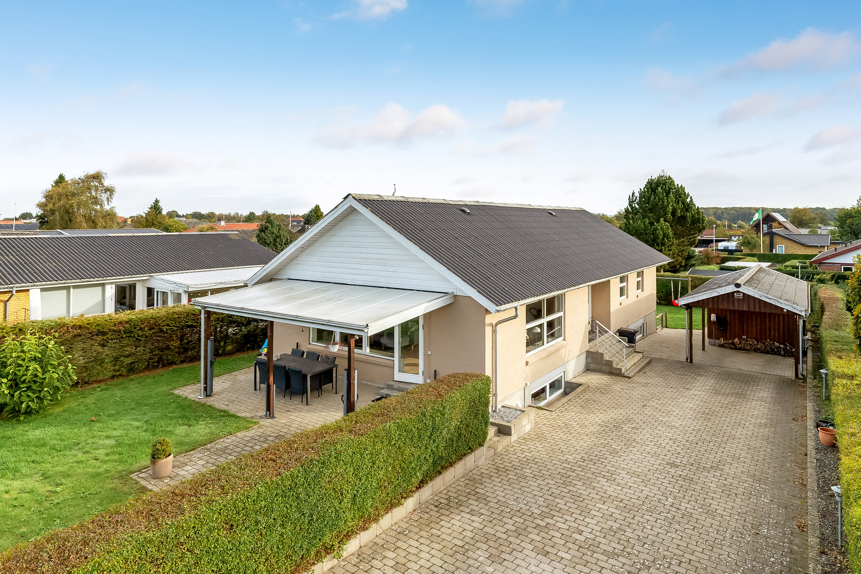 Villa: Mastefoto på Egeskov Bygade 41, Egeskov, 7000 Fredericia