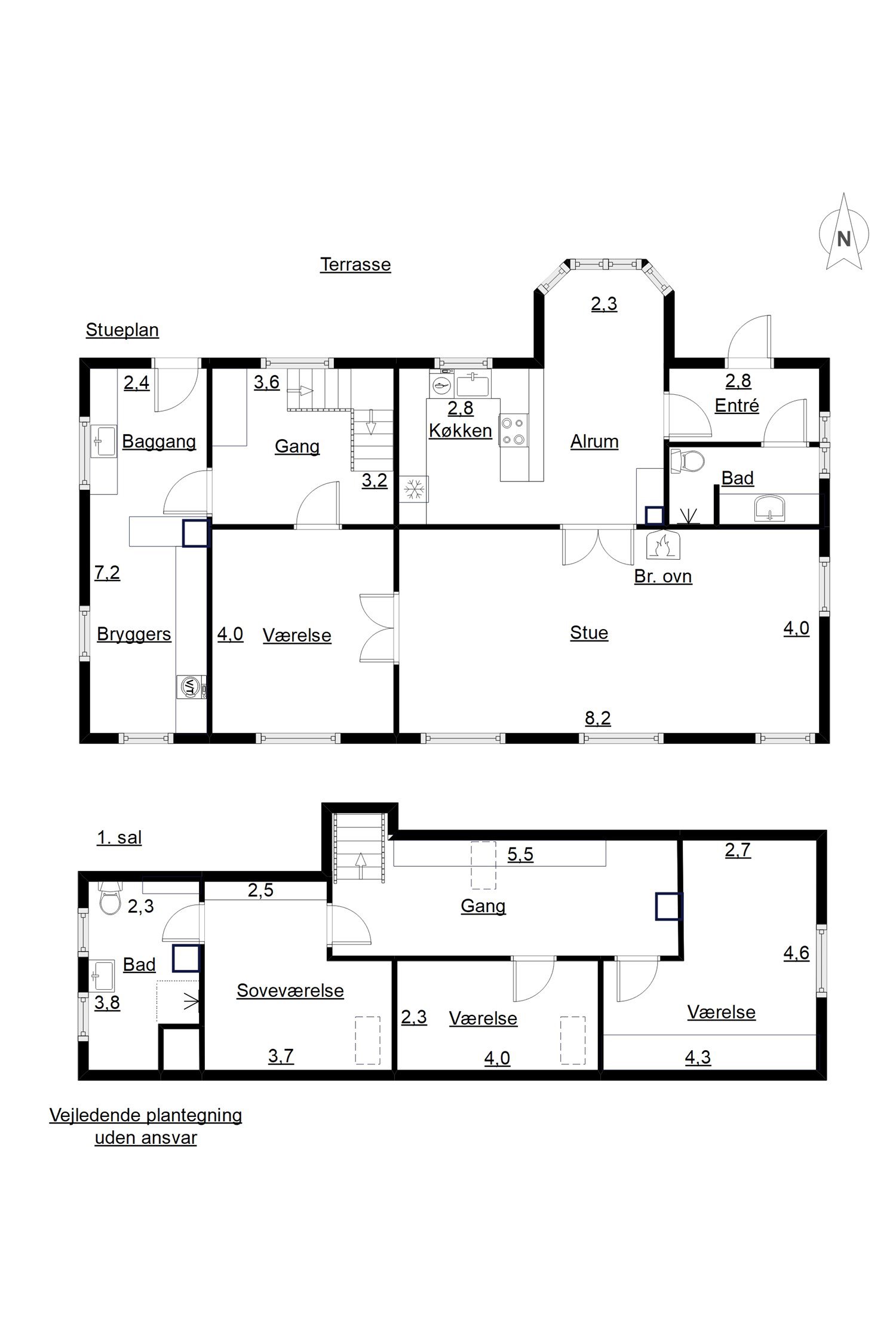 Plantegninger billede af Løvlundvej 2, 7190 Billund