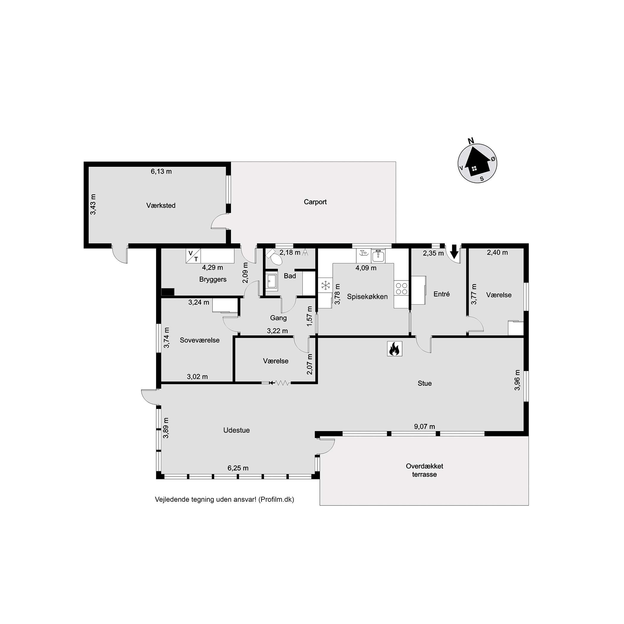 Plantegninger billede af Ågade 39, Bredstrup, 7000 Fredericia