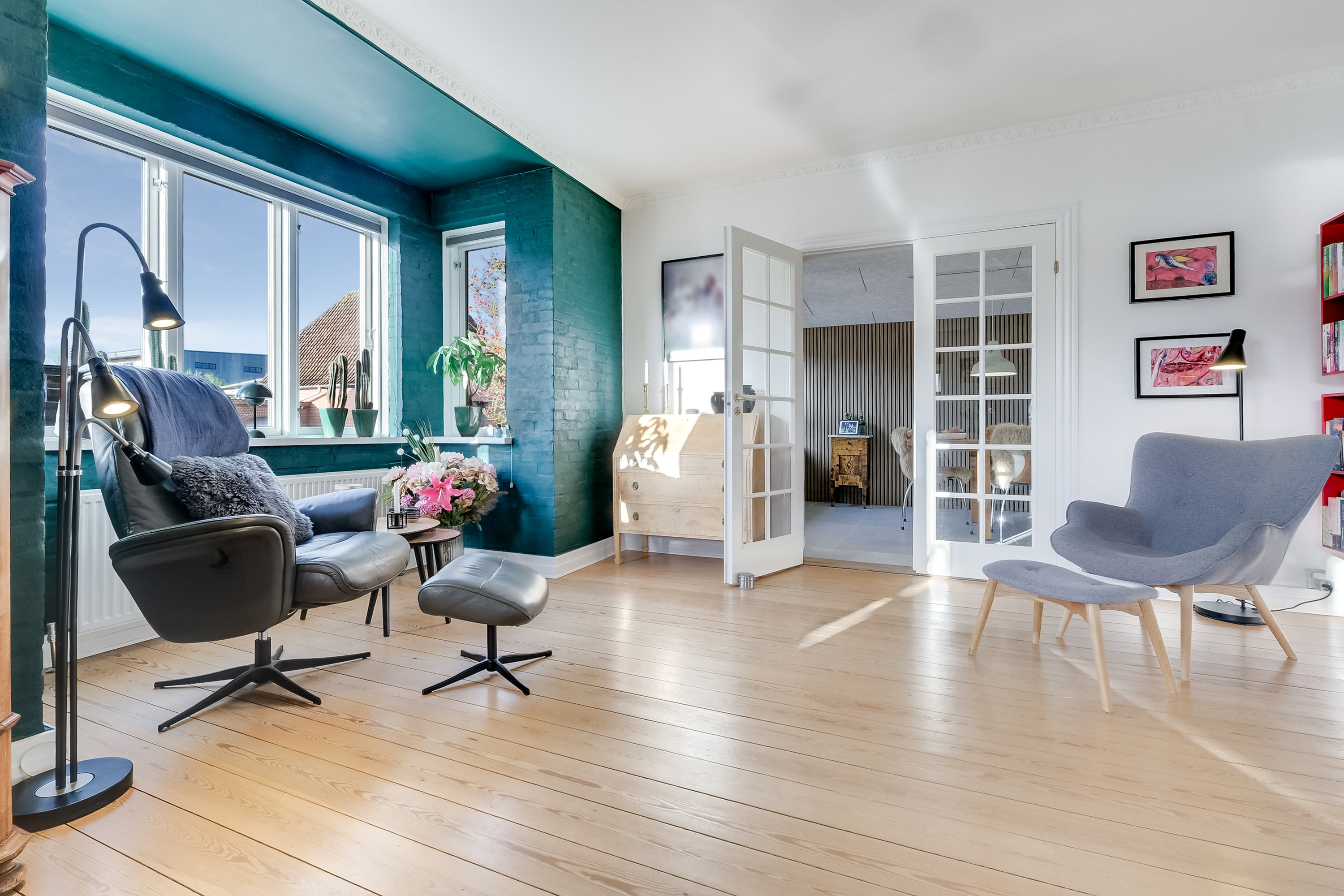 Miniaturebillede 2: stue. Billede af Elmegade 31, 5500 Middelfart