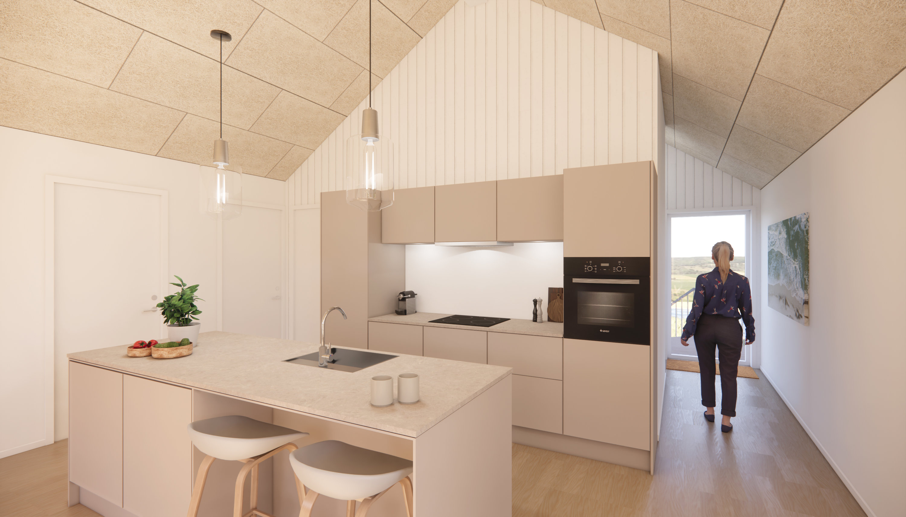 Fremhævet  billede i fuldskærmstilstand. Billede af Lodberg Enge 3, st.., Søndervig, 6950 Ringkøbing