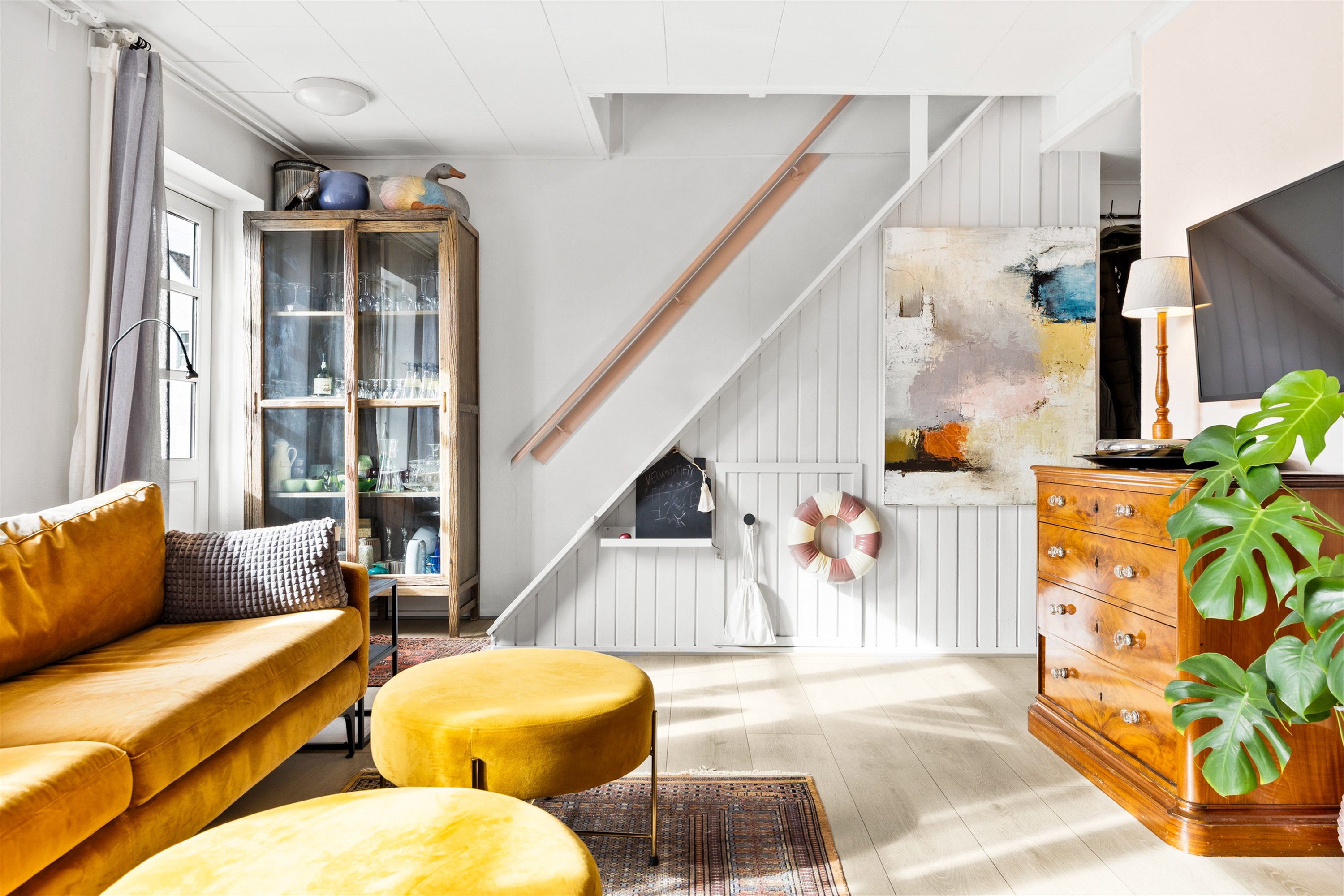 Fremhævet stue billede i fuldskærmstilstand. Billede af Gilleleje Hovedgade 41A, 3250 Gilleleje