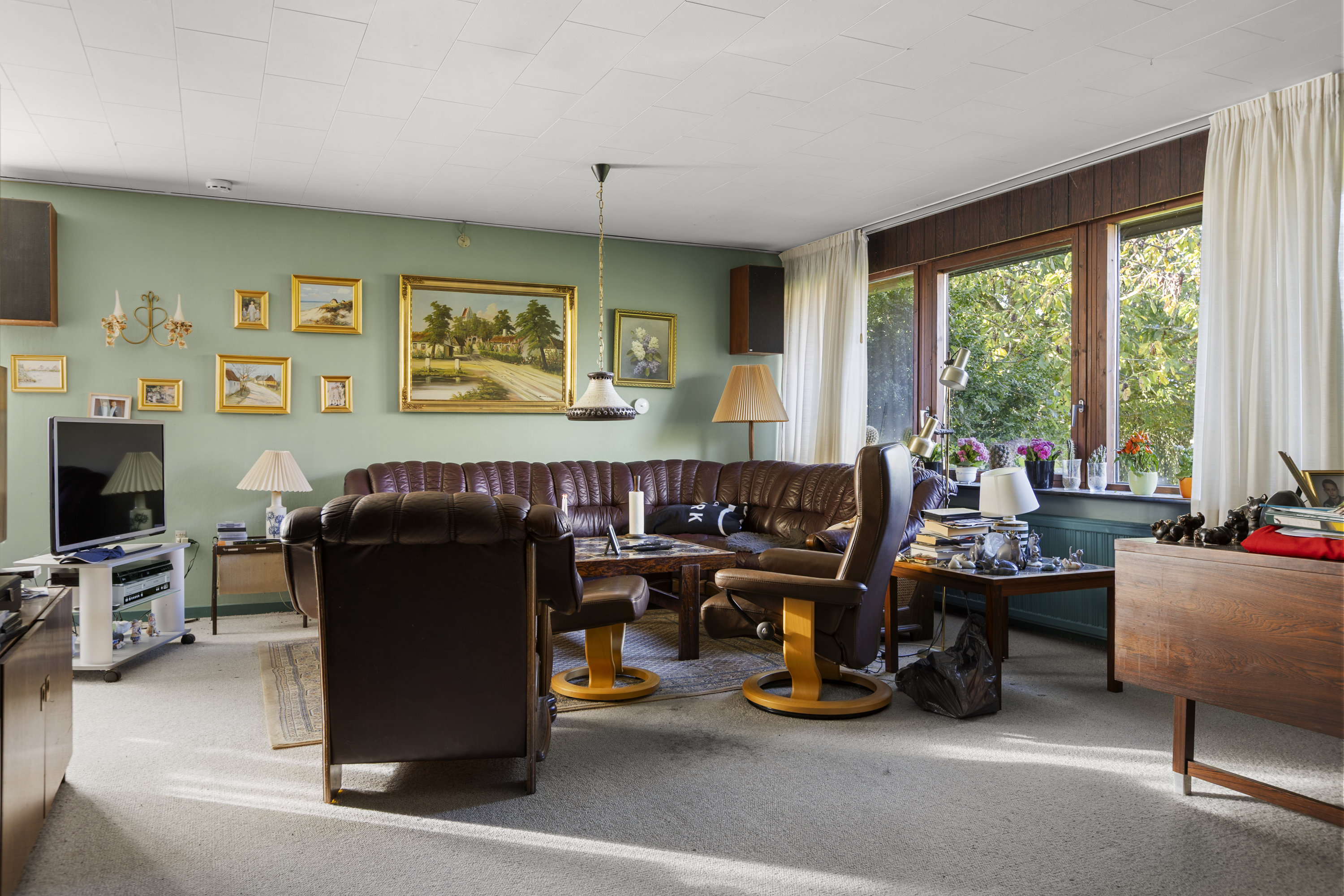 Fremhævet stue billede i fuldskærmstilstand. Billede af Benediktevej 10, 4200 Slagelse