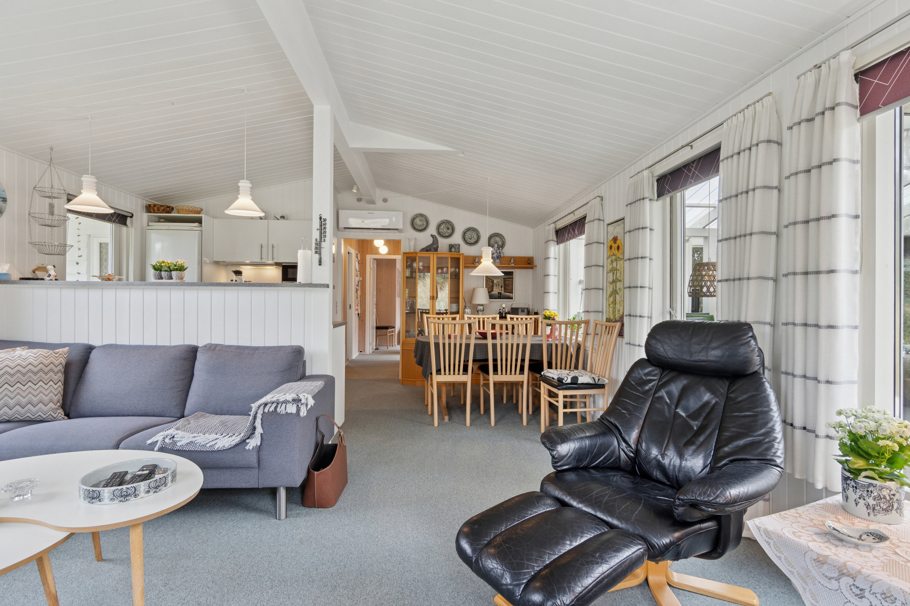 Fremhævet stue billede i fuldskærmstilstand. Billede af Havtornvej 4, Vorupør, 7700 Thisted