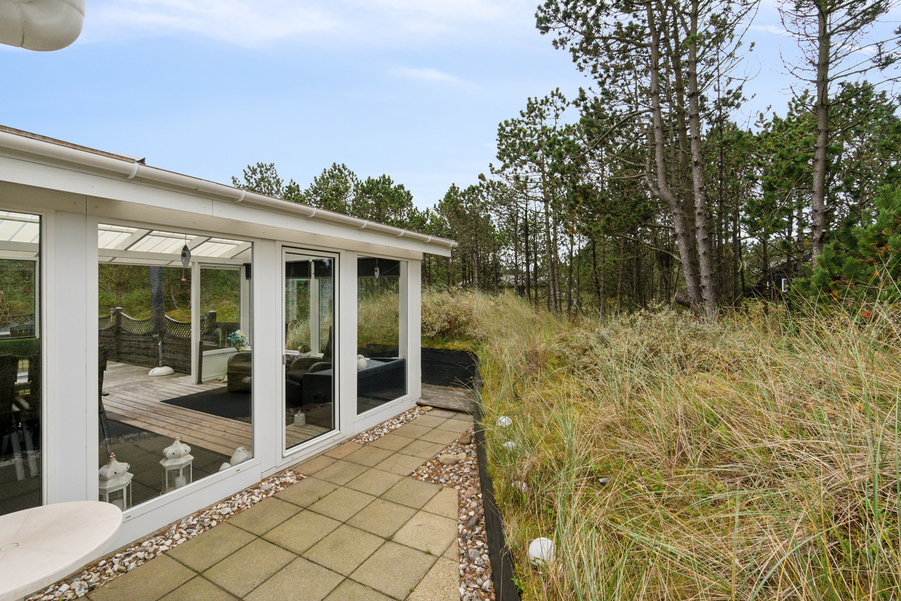 Fremhævet set fra haven billede i fuldskærmstilstand. Billede af Havtornvej 4, Vorupør, 7700 Thisted