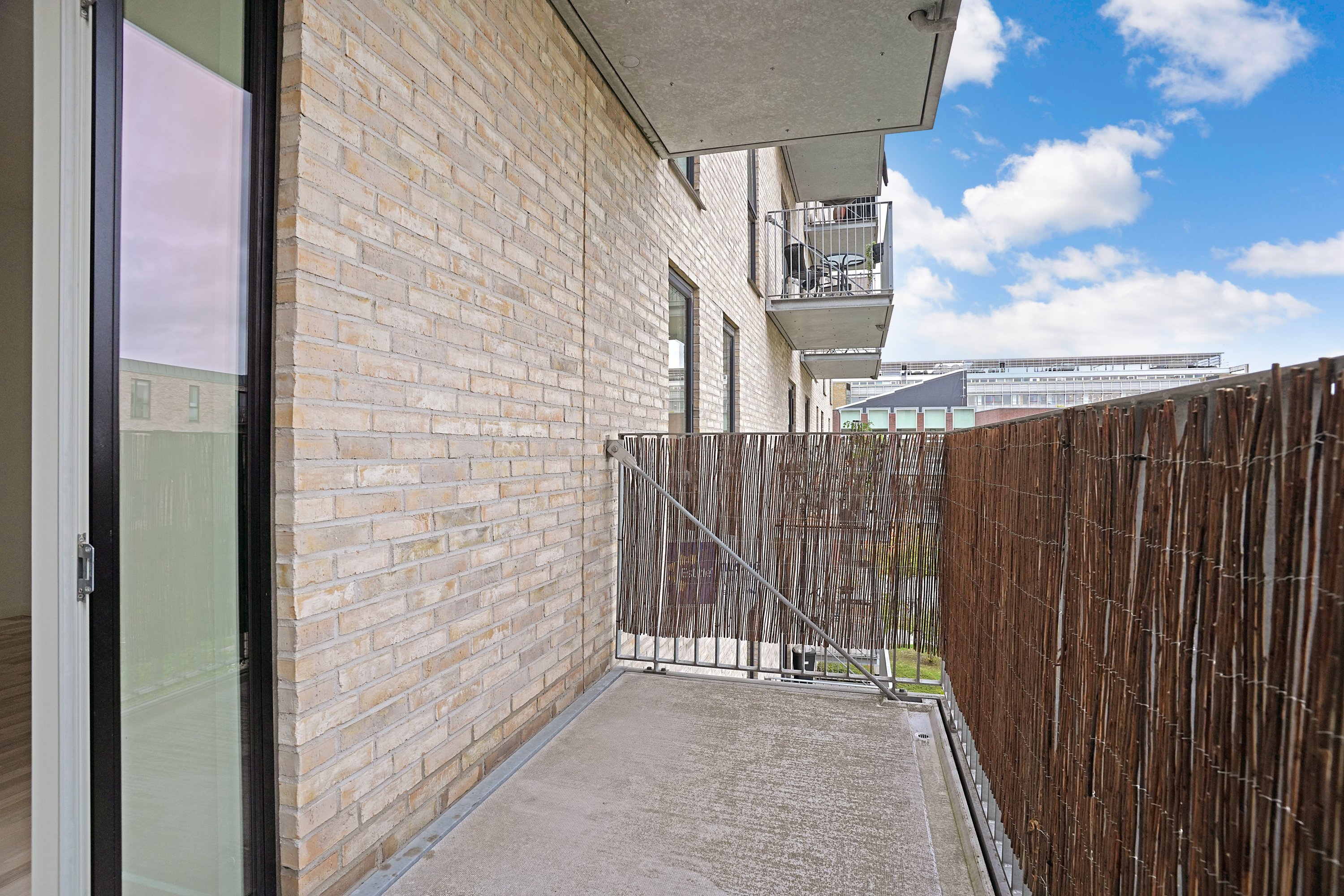 Fremhævet altan billede i fuldskærmstilstand. Billede af Clara Pontoppidans Vej 20, 2. tv., 2500 Valby