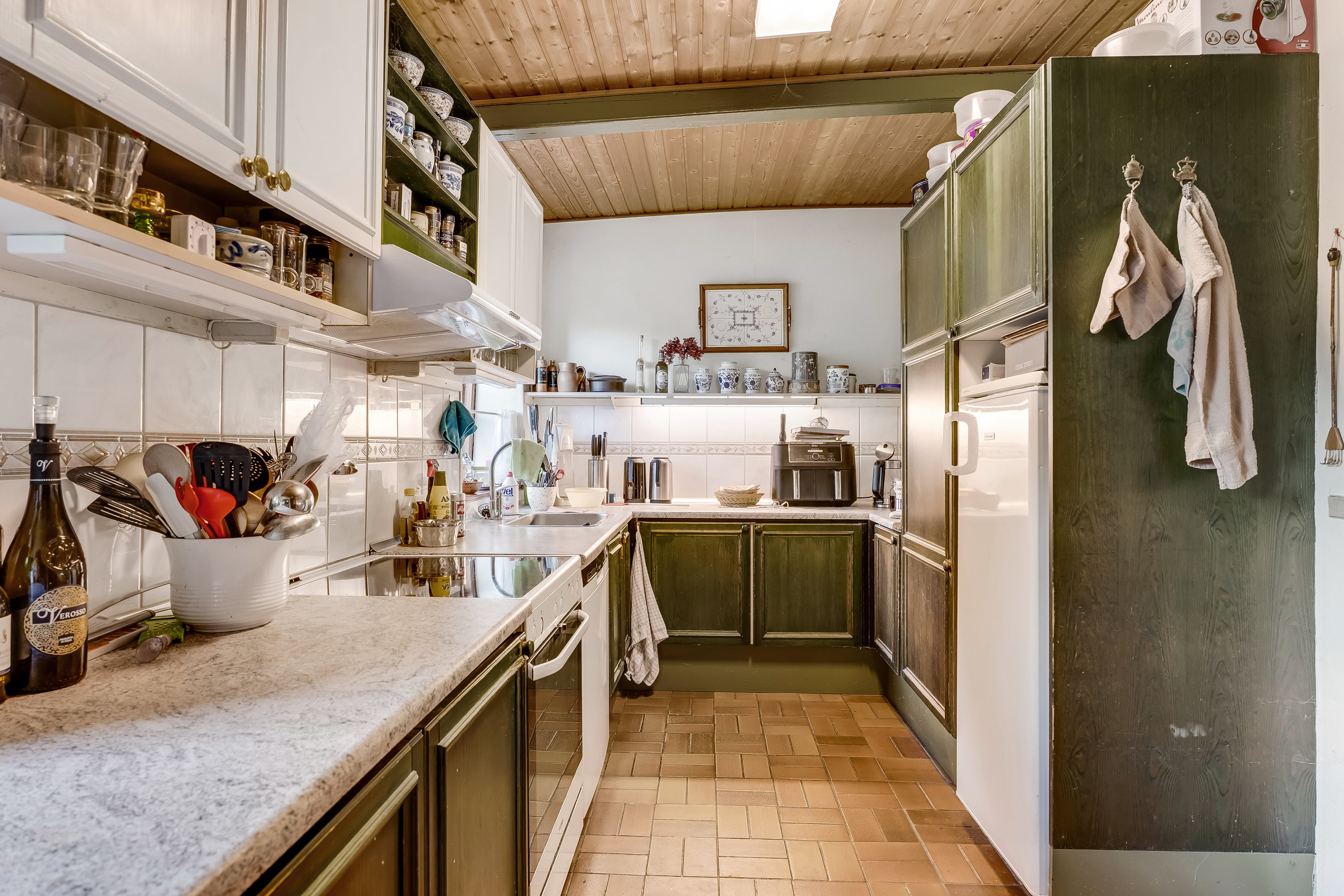 Fremhævet køkken billede i fuldskærmstilstand. Billede af Bøgetvej 14, Utterslev, 4913 Horslunde