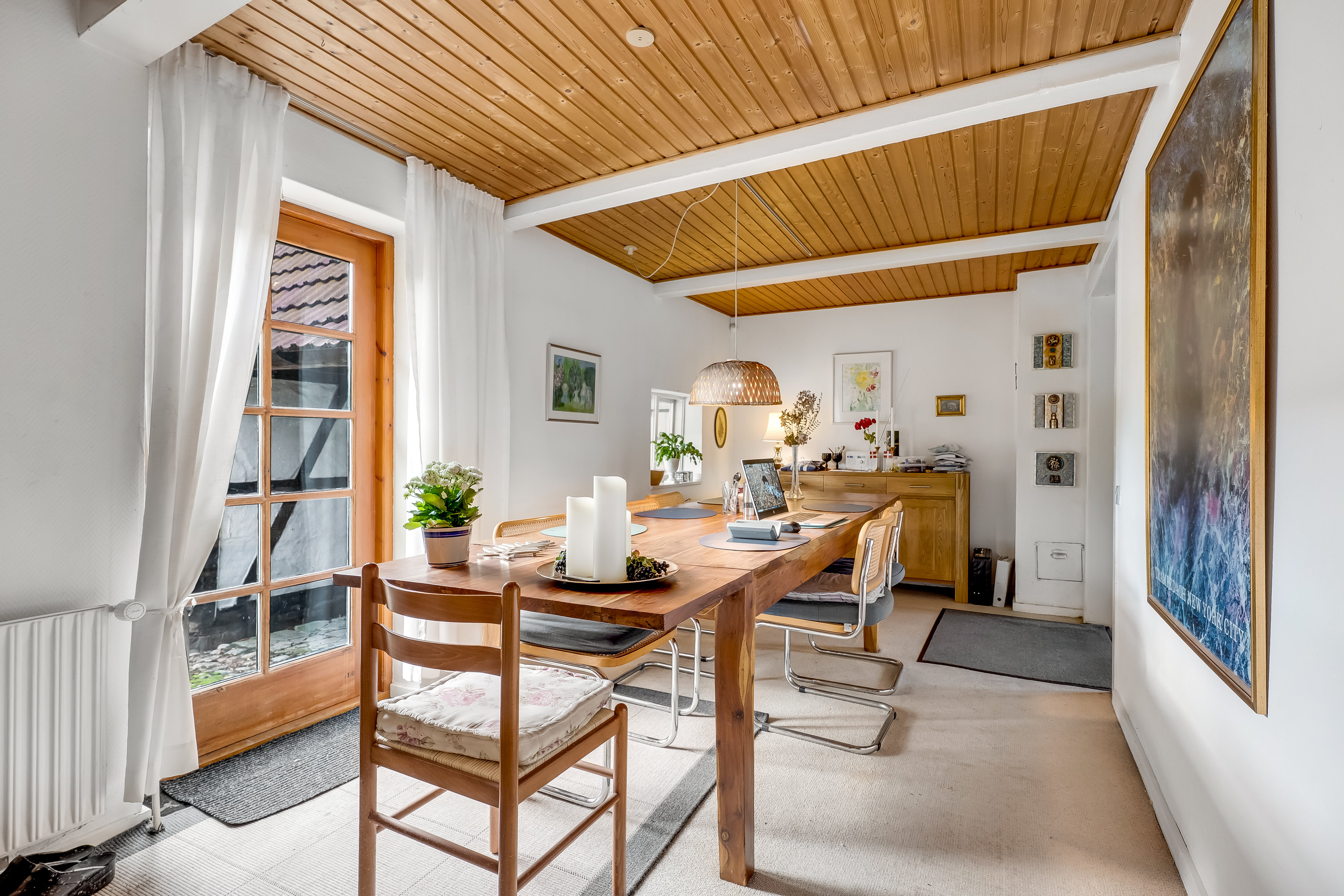 Fremhævet spisestue billede i fuldskærmstilstand. Billede af Bøgetvej 14, Utterslev, 4913 Horslunde