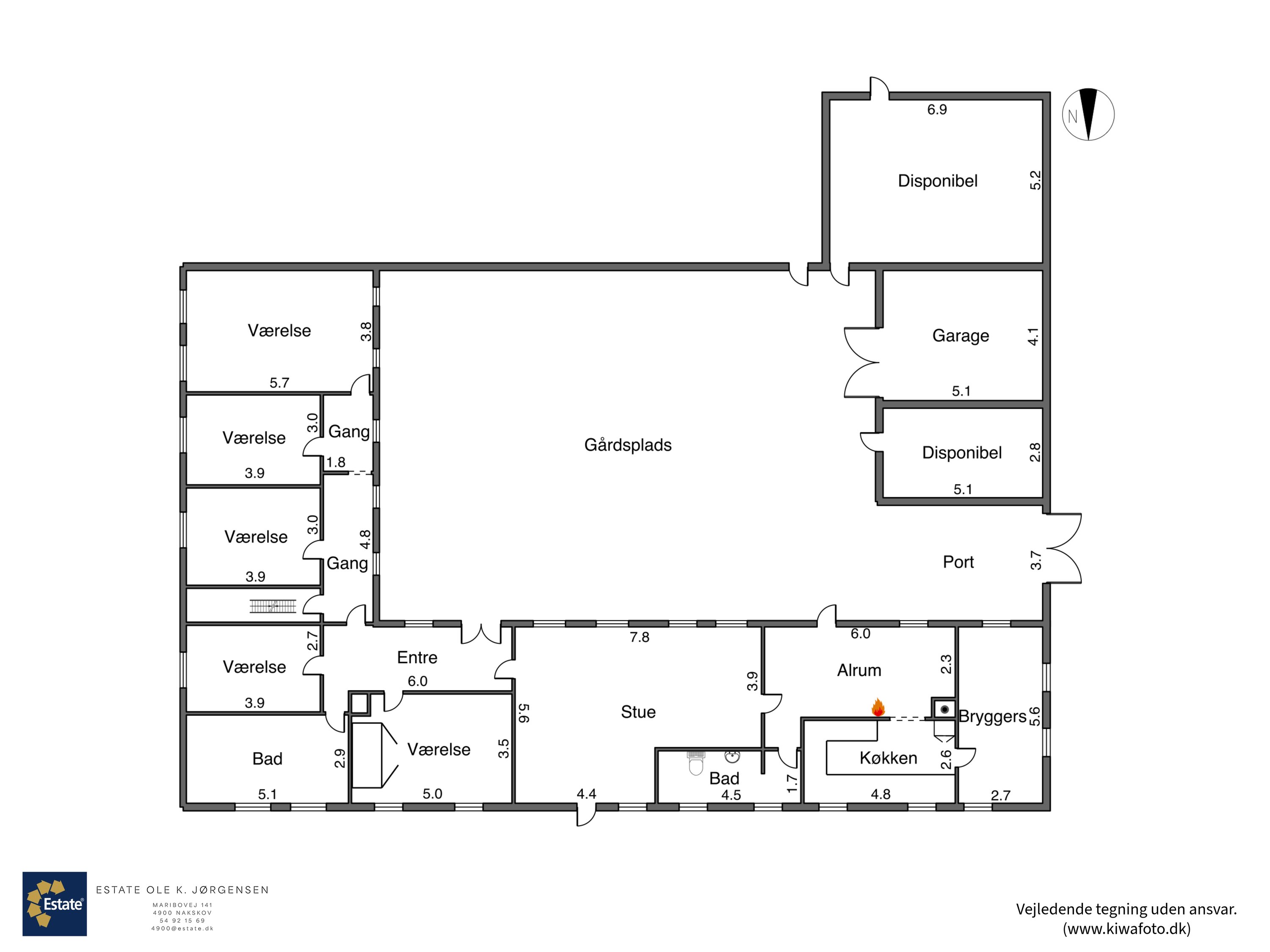 Plantegninger billede af Bøgetvej 14, Utterslev, 4913 Horslunde