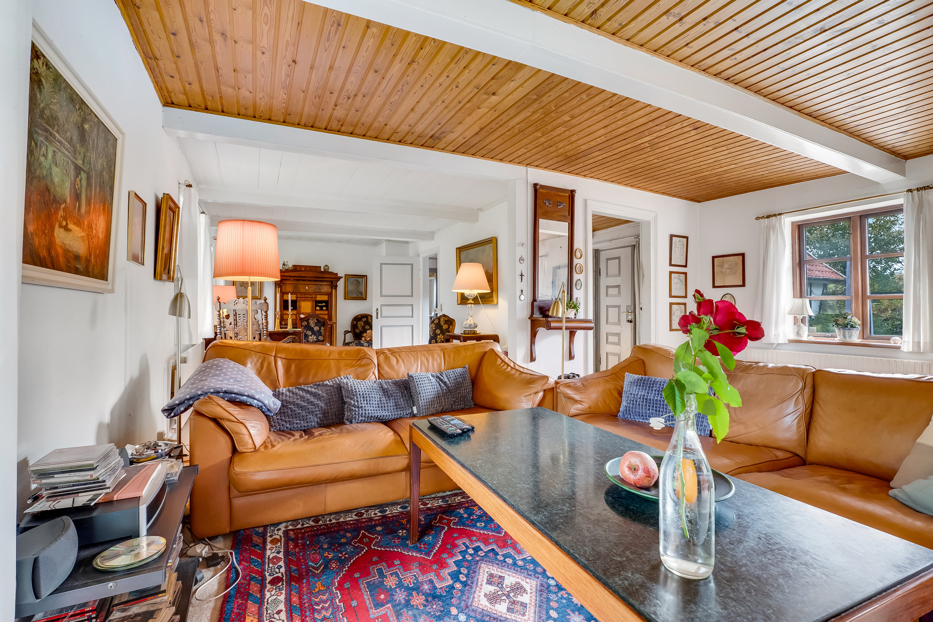 Fremhævet stue billede i fuldskærmstilstand. Billede af Bøgetvej 14, Utterslev, 4913 Horslunde