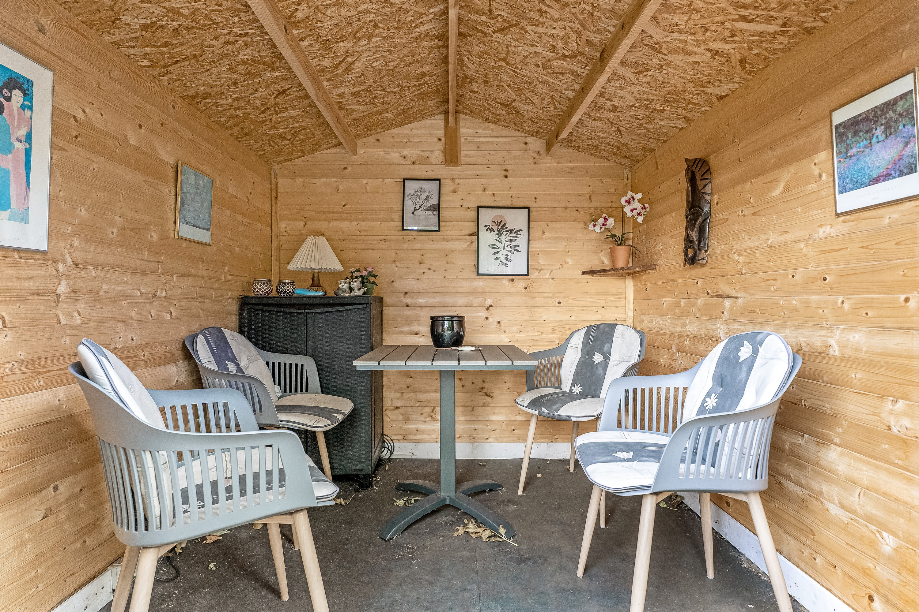 Fremhævet overdækket terrasse billede i fuldskærmstilstand. Billede af Bryggerivej 79, Utterslev, 4913 Horslunde