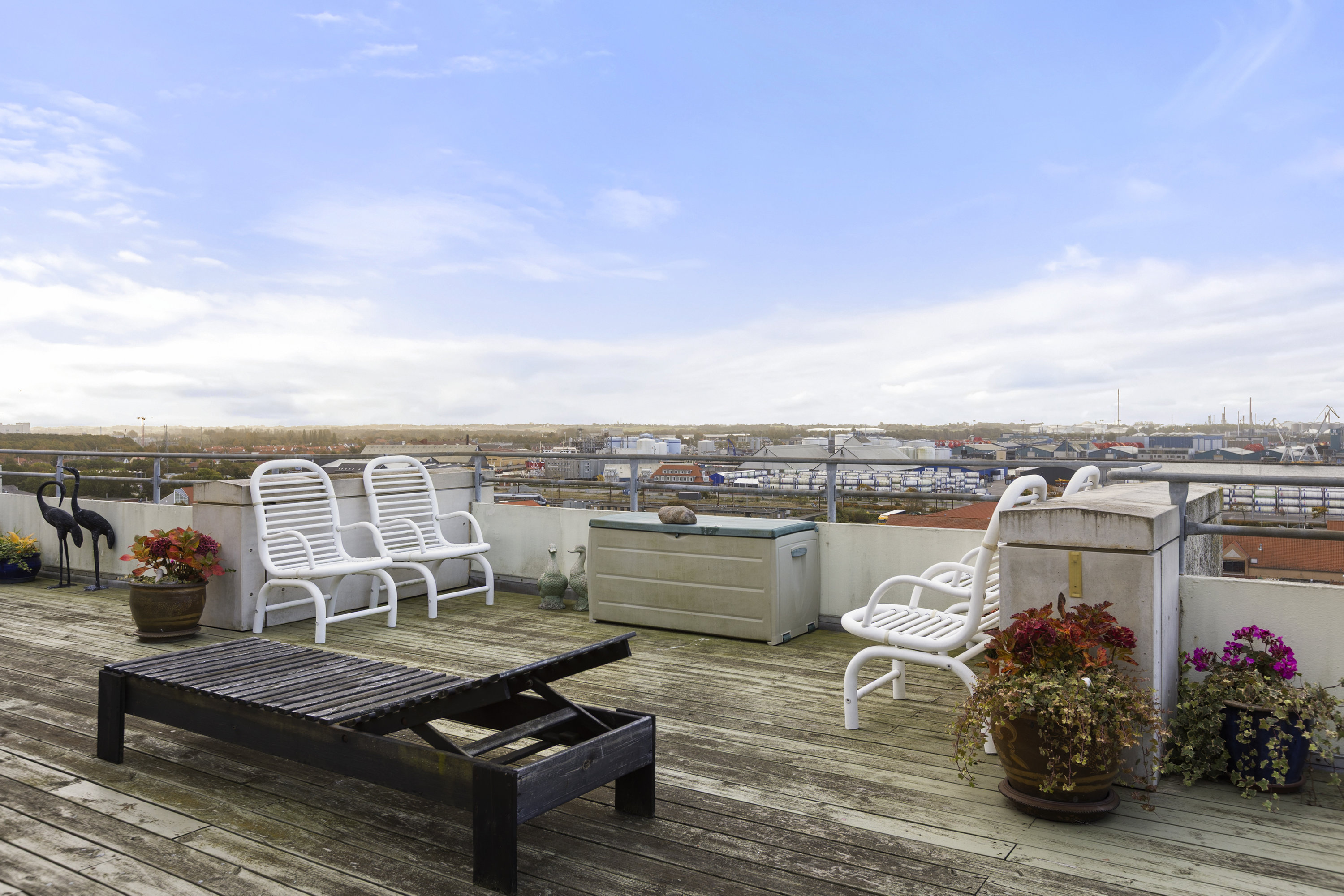 Fremhævet terrasse billede i fuldskærmstilstand. Billede af Bryggervænget 1, 4., 4400 Kalundborg