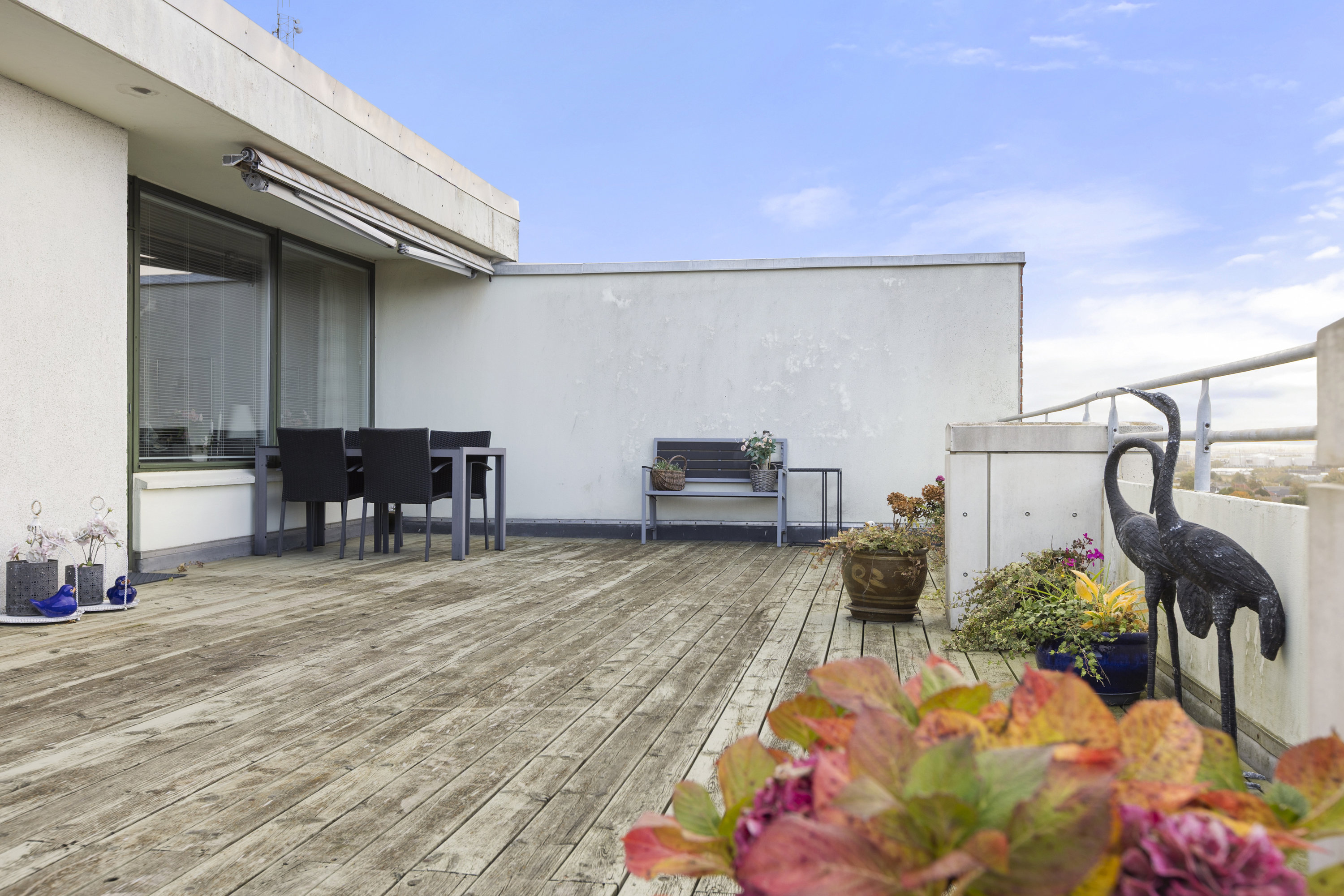 Fremhævet terrasse billede i fuldskærmstilstand. Billede af Bryggervænget 1, 4., 4400 Kalundborg