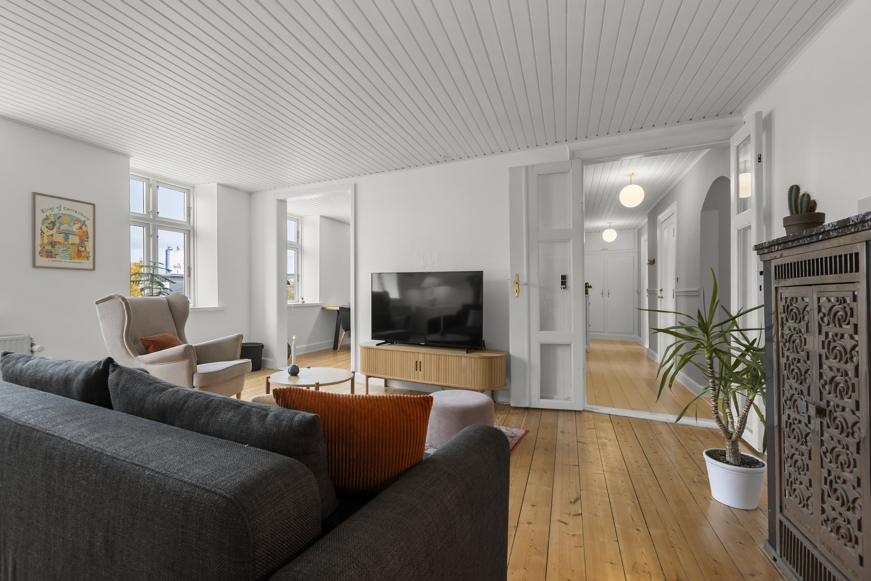 Fremhævet stue billede i fuldskærmstilstand. Billede af Havnegade 5, 2., 4220 Korsør