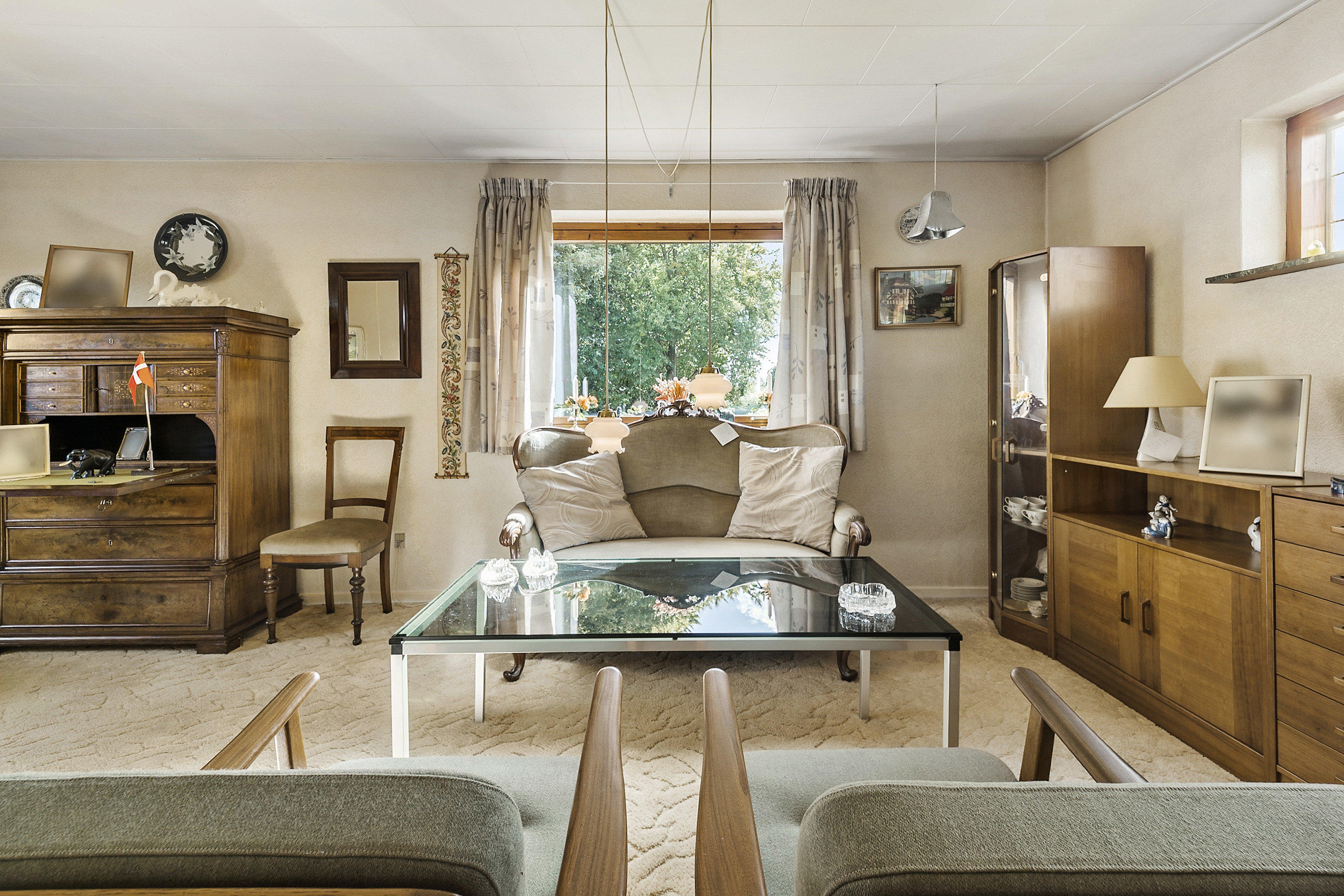 Fremhævet stue billede i fuldskærmstilstand. Billede af Skovbovej 21, Himlingøje, 4652 Hårlev