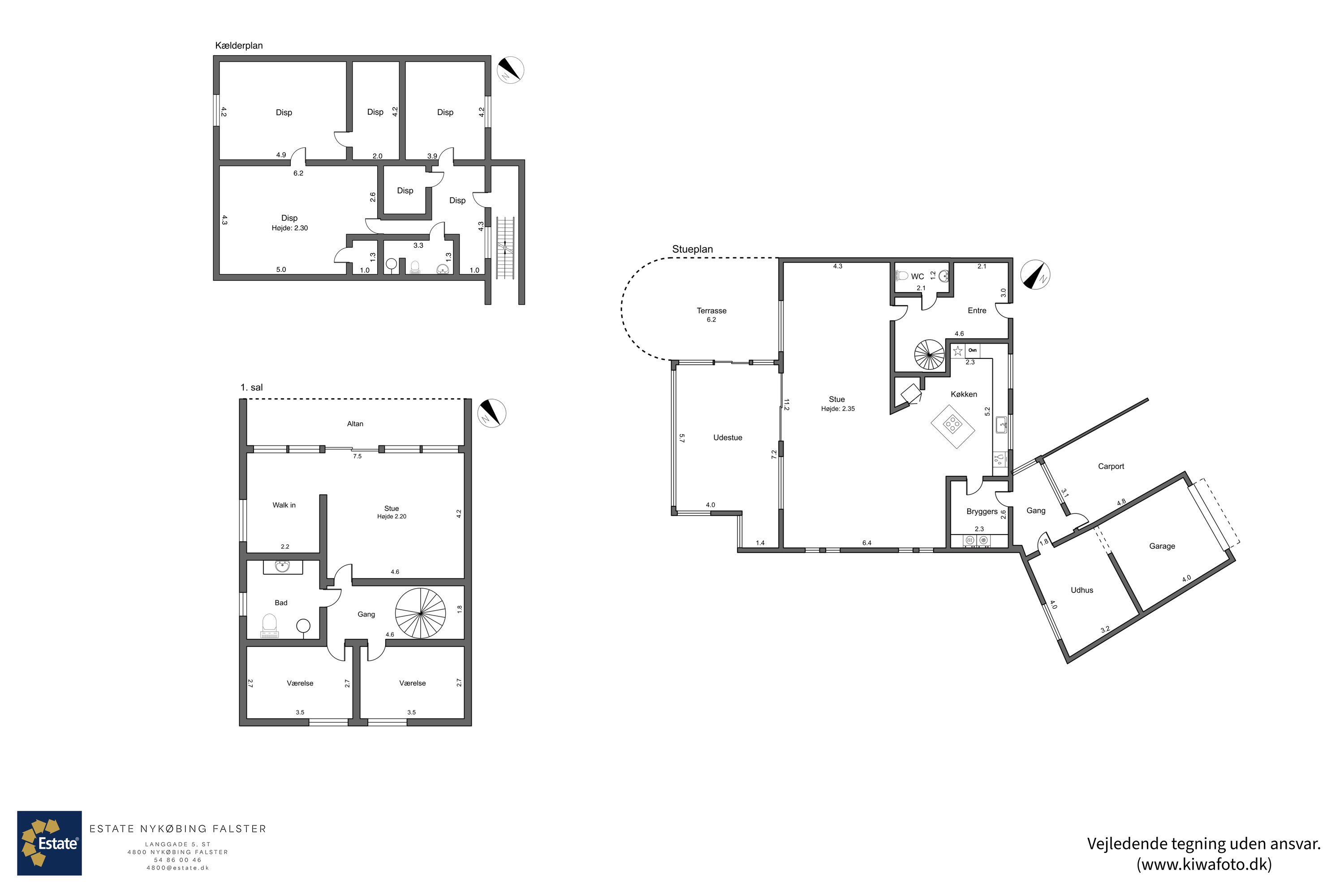 Plantegninger billede af Luxemborgvej 8, 4800 Nykøbing F