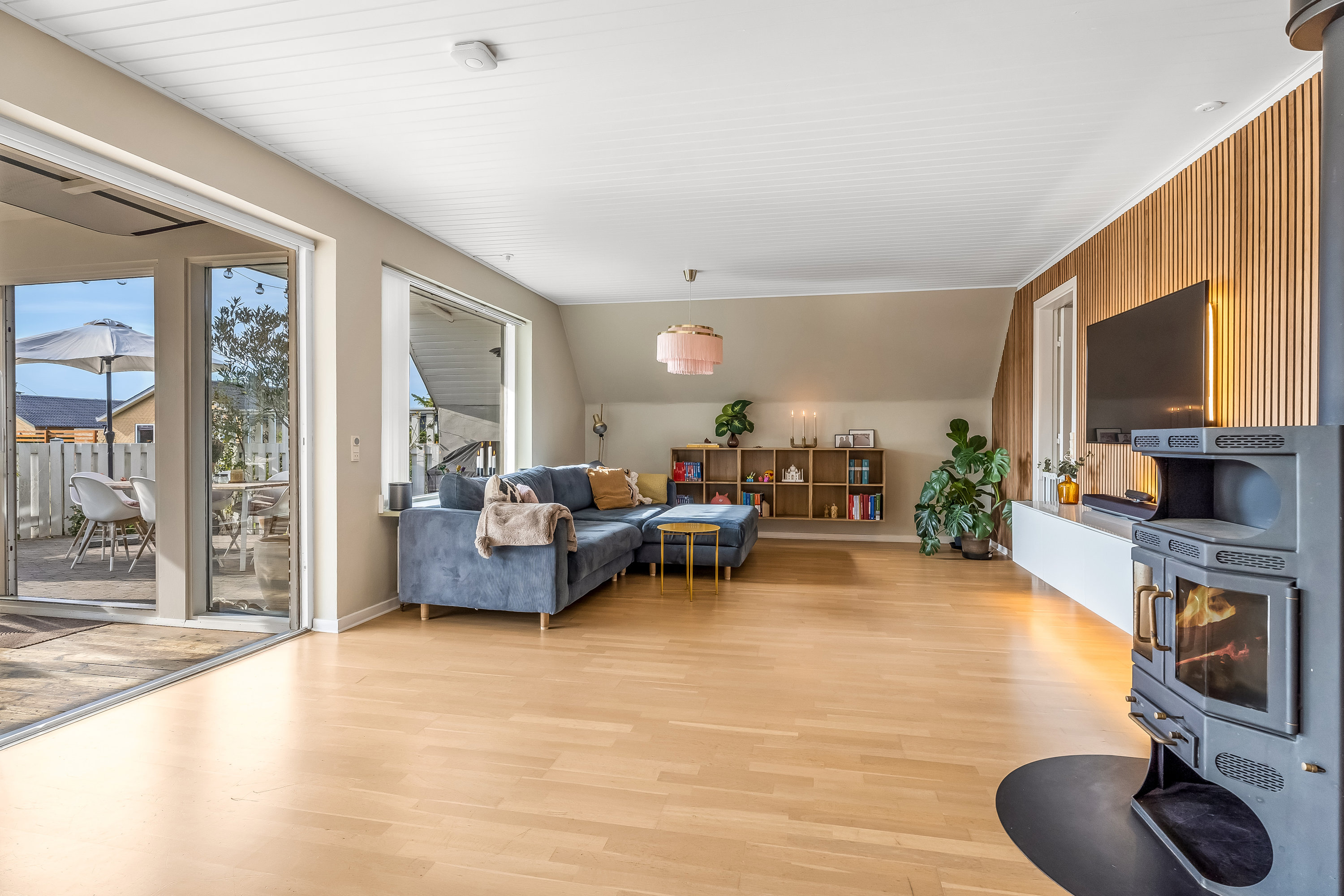 Fremhævet stue billede i fuldskærmstilstand. Billede af Luxemborgvej 8, 4800 Nykøbing F