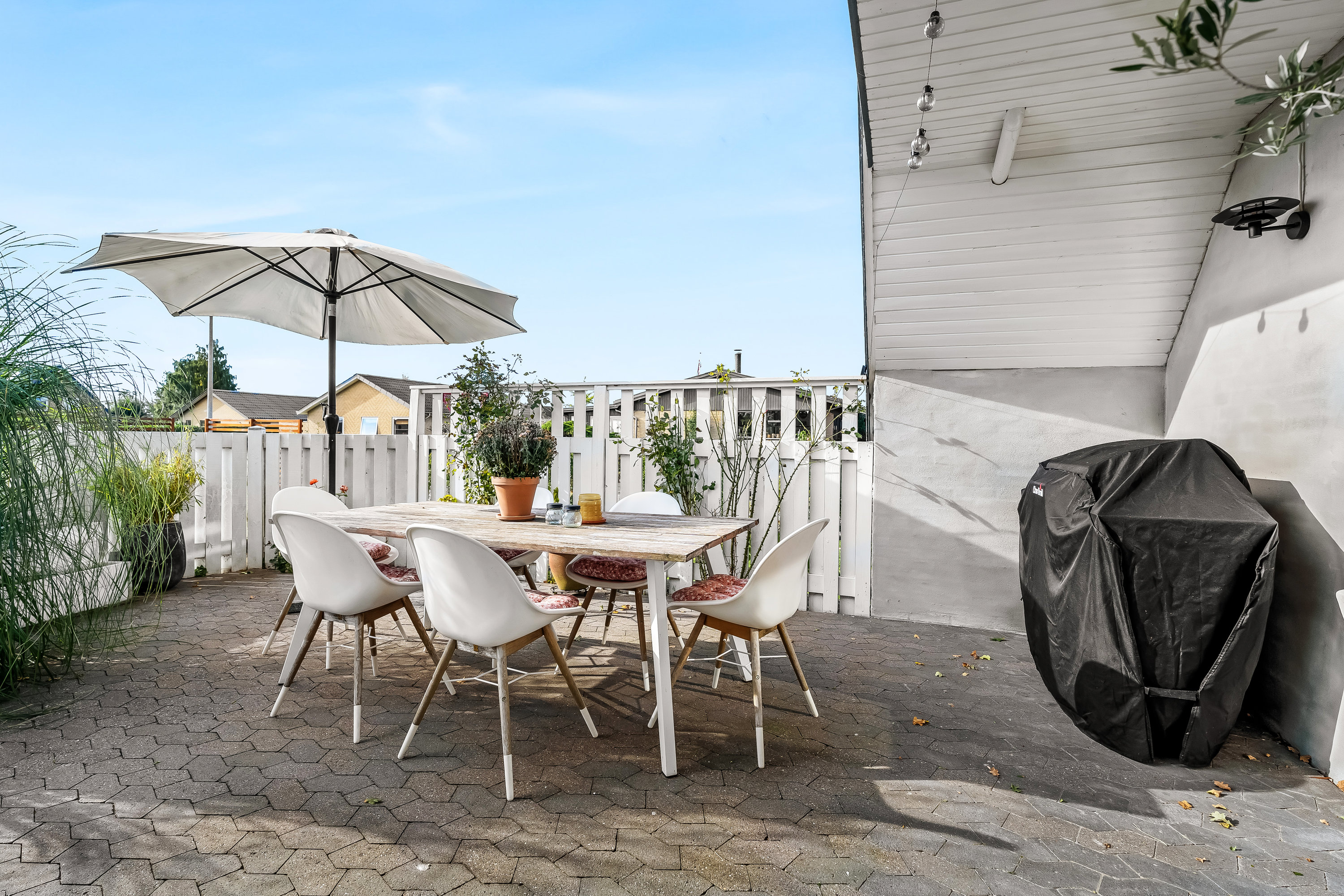 Fremhævet terrasse billede i fuldskærmstilstand. Billede af Luxemborgvej 8, 4800 Nykøbing F