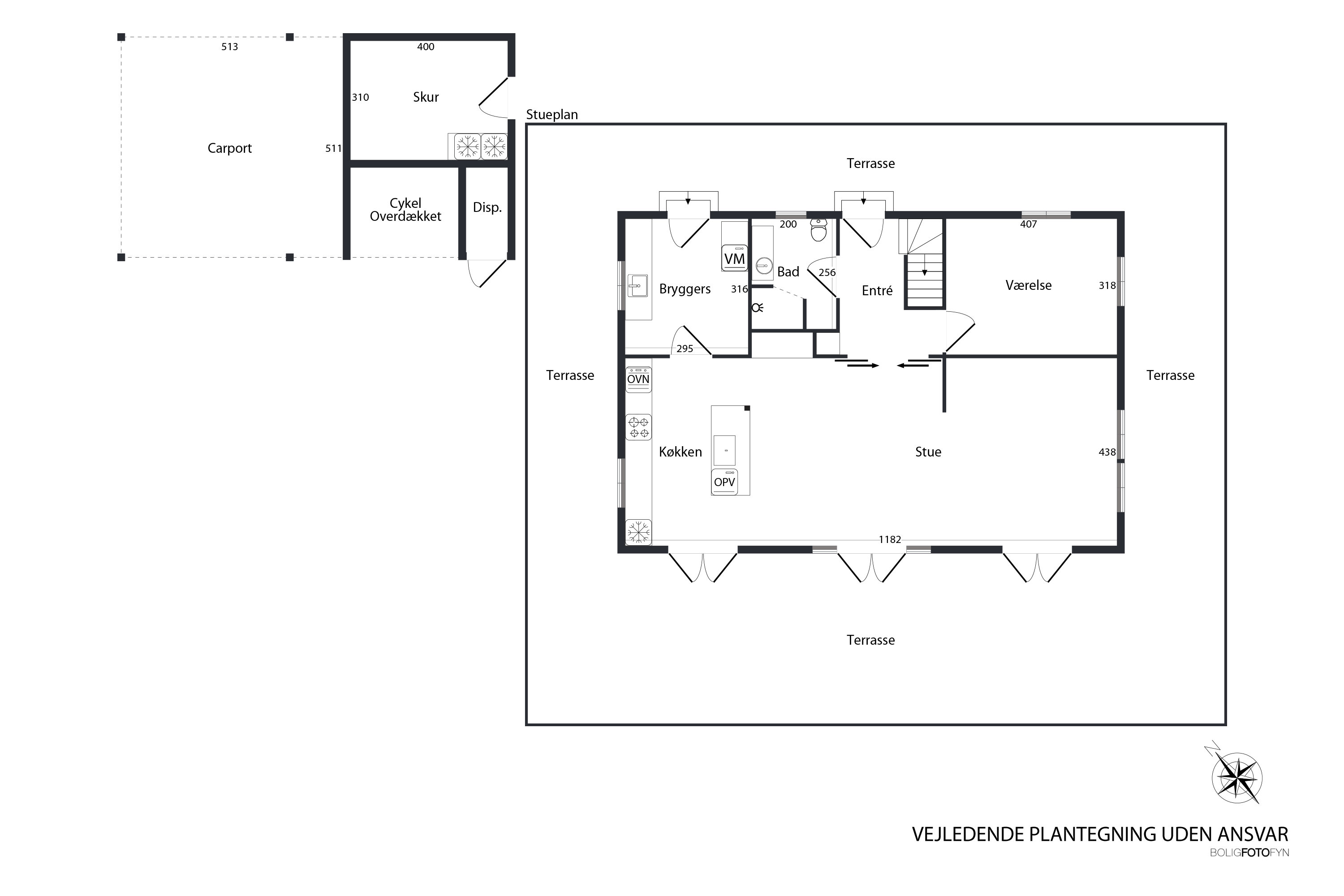 Plantegninger billede af Kirsebærhaven 53, 5540 Ullerslev