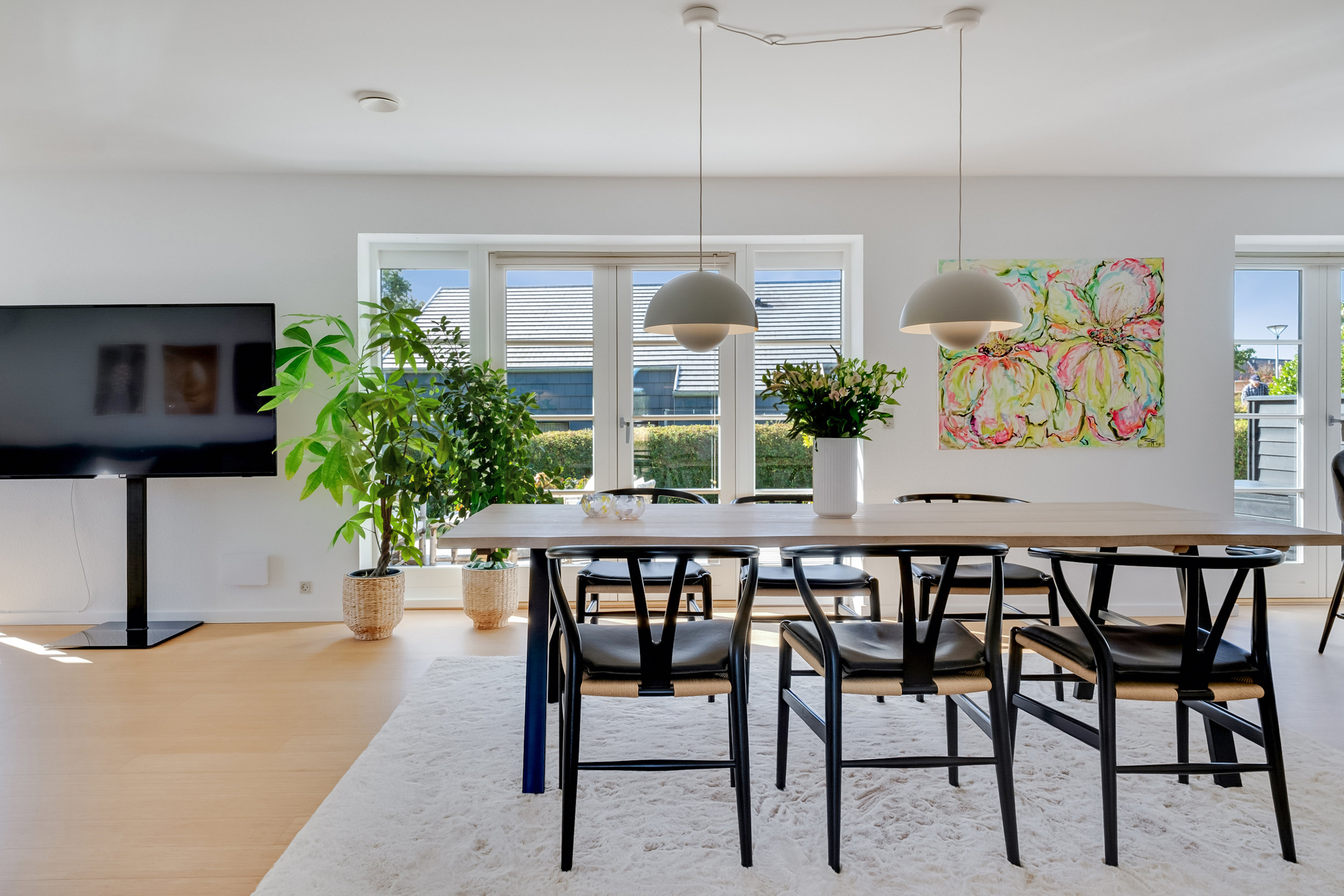 Fremhævet stue billede i fuldskærmstilstand. Billede af Kirsebærhaven 53, 5540 Ullerslev