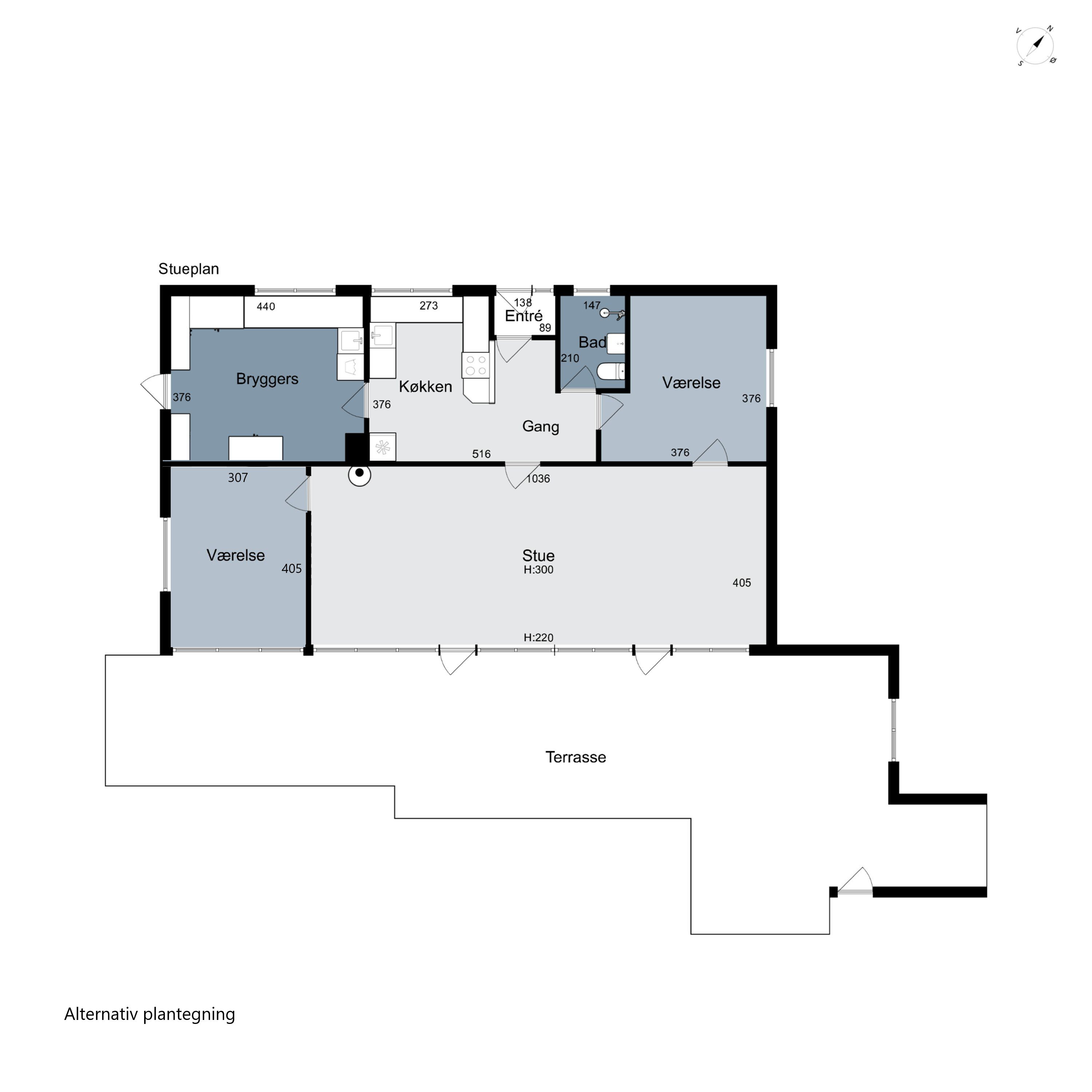 Plantegninger billede af Skodsborgvej 380, 2850 Nærum