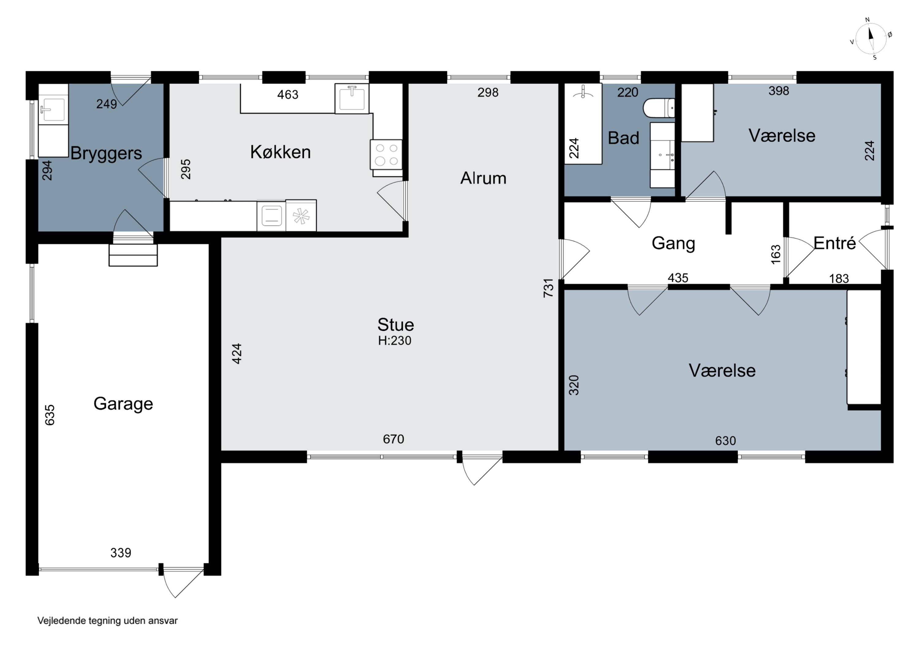 Plantegninger billede af Gyvelvænget 154, 7730 Hanstholm