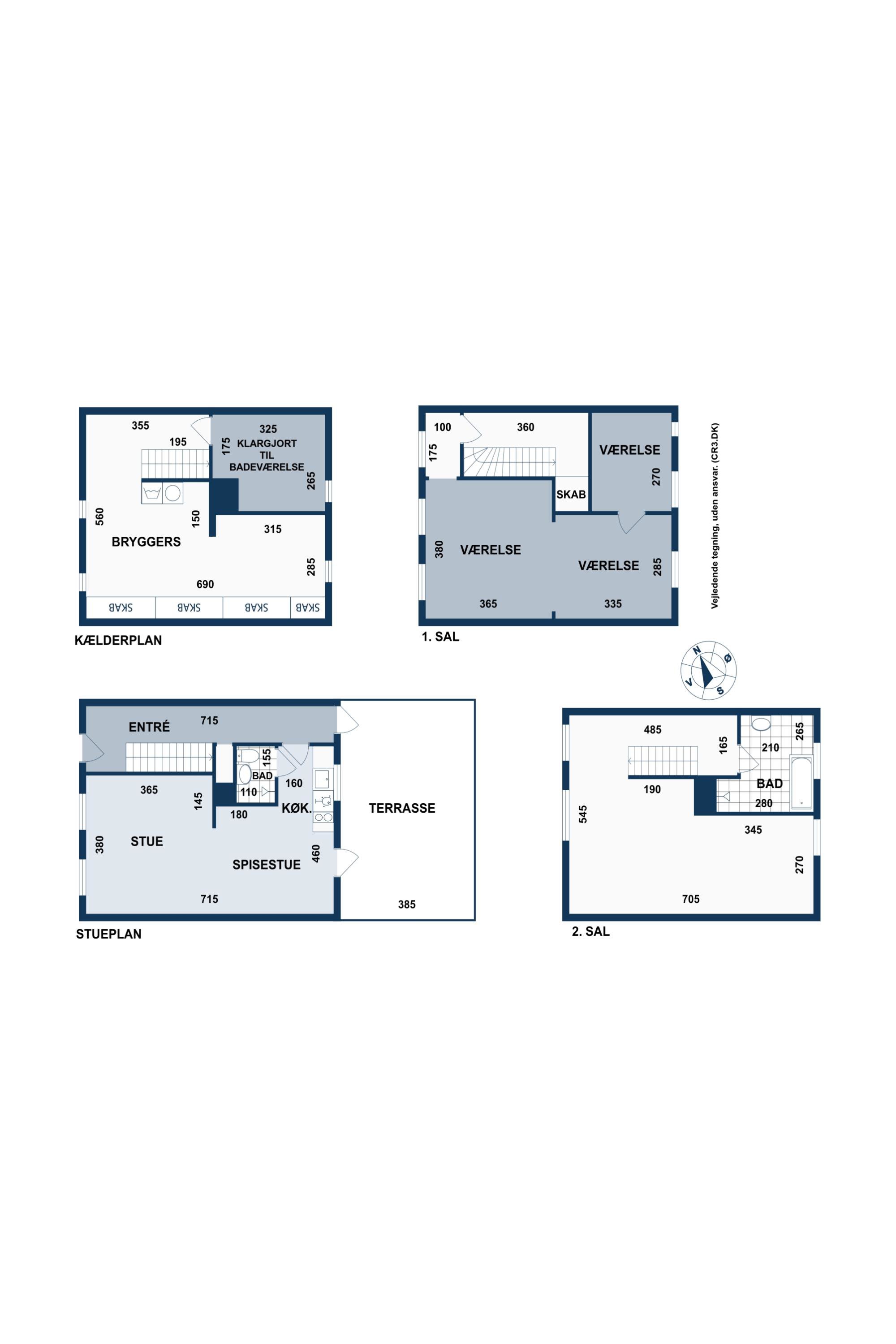 Plantegninger billede af Olufsvej 33, 2100 København Ø