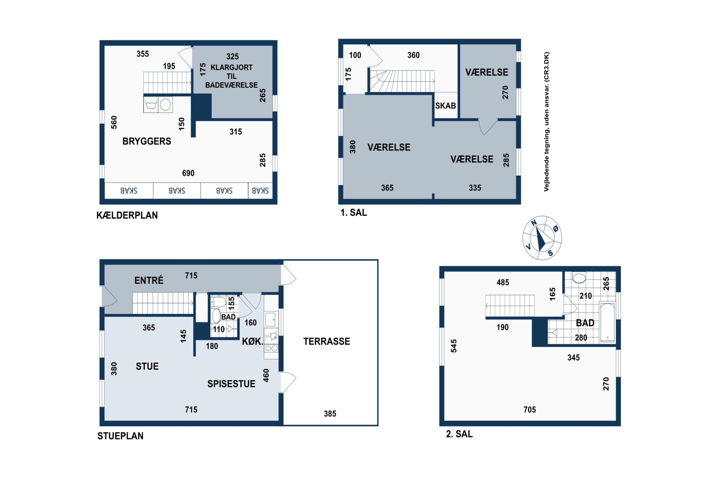 Plantegninger billede af Olufsvej 33, 2100 København Ø
